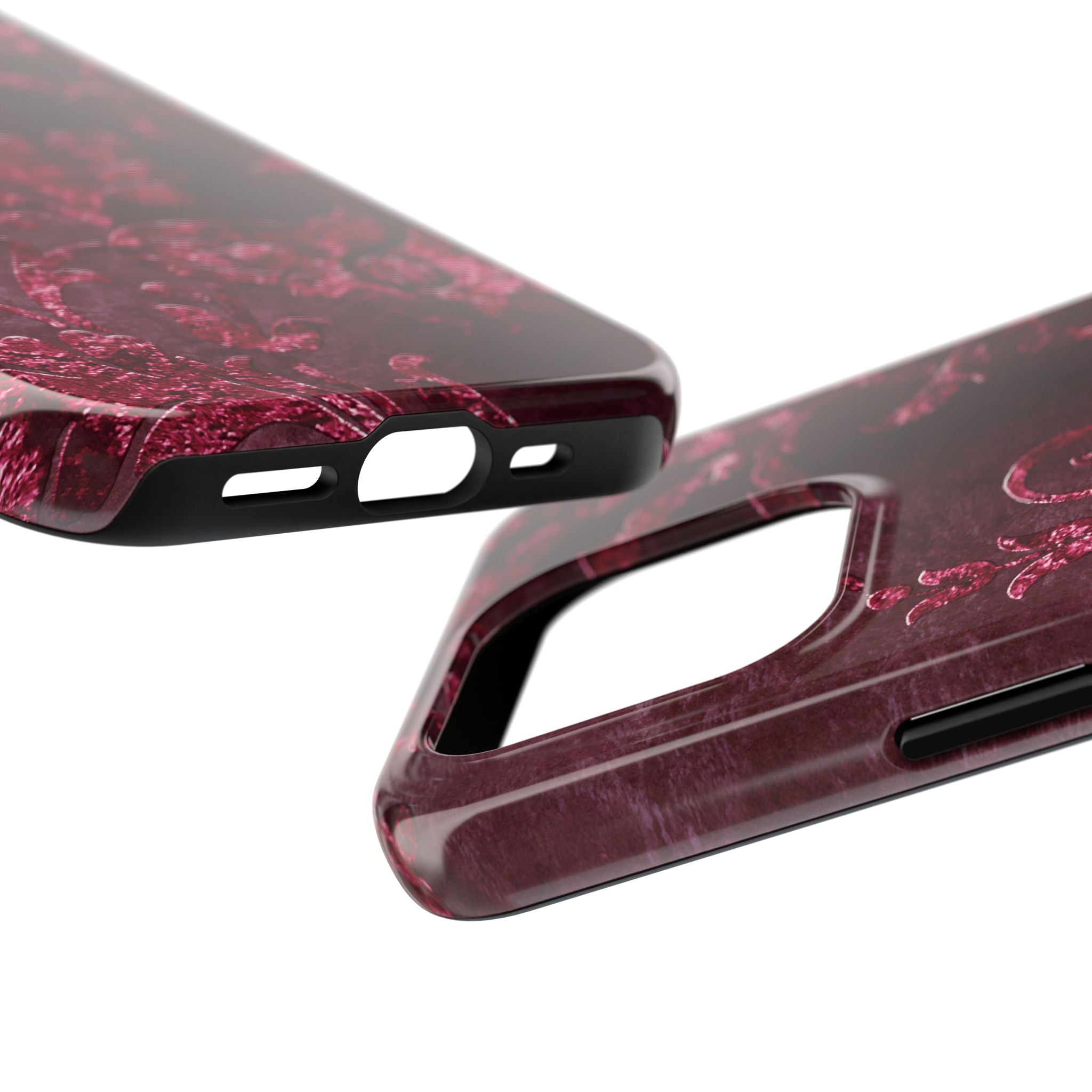 embossed-burgundy-velvet-tough-iphone-case-protective-iphone-cover-heavy-duty-iphone-case-rugged-phone-case-durable-smartphon