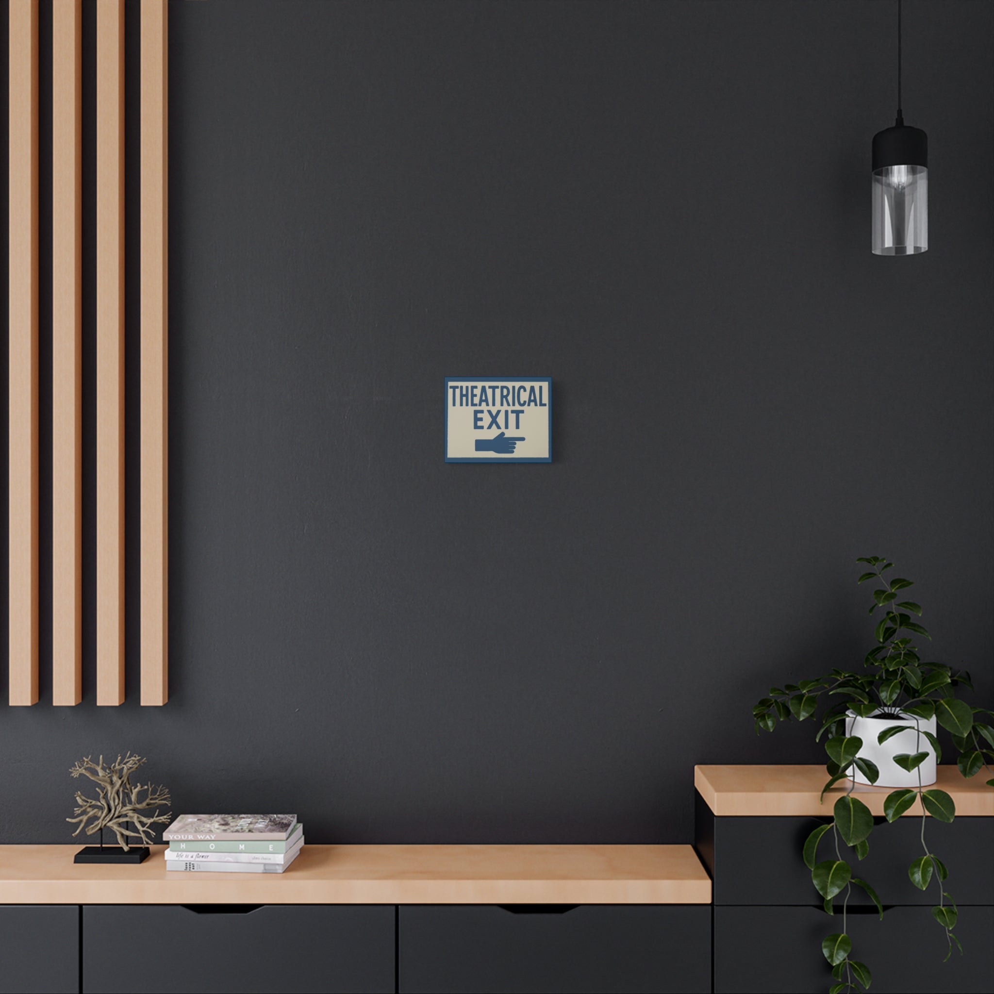 canvas-print-dramatic-exit-funny-wall-art-matte-stretched-1-25-poster-comedy-home-decor-theater-room-decoration-humorous-wall