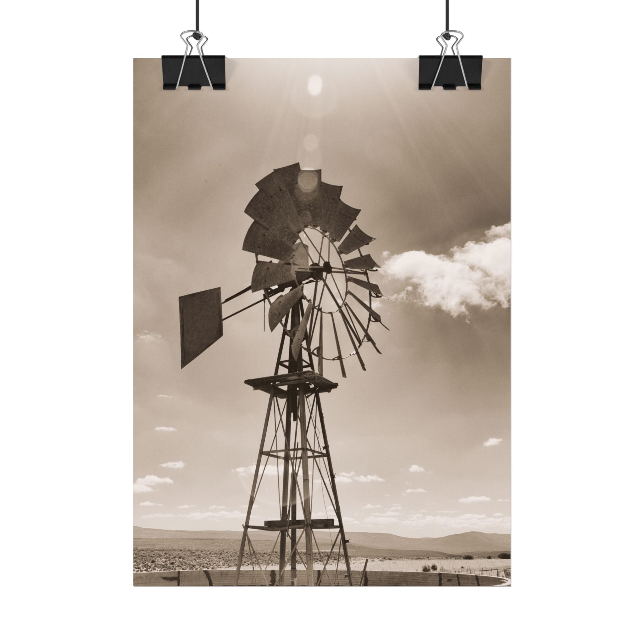 rustic-windmill-photography-poster-print-farm-house-wall-decor-gift-for-farmers-country-home-decor-windmill-wall-art