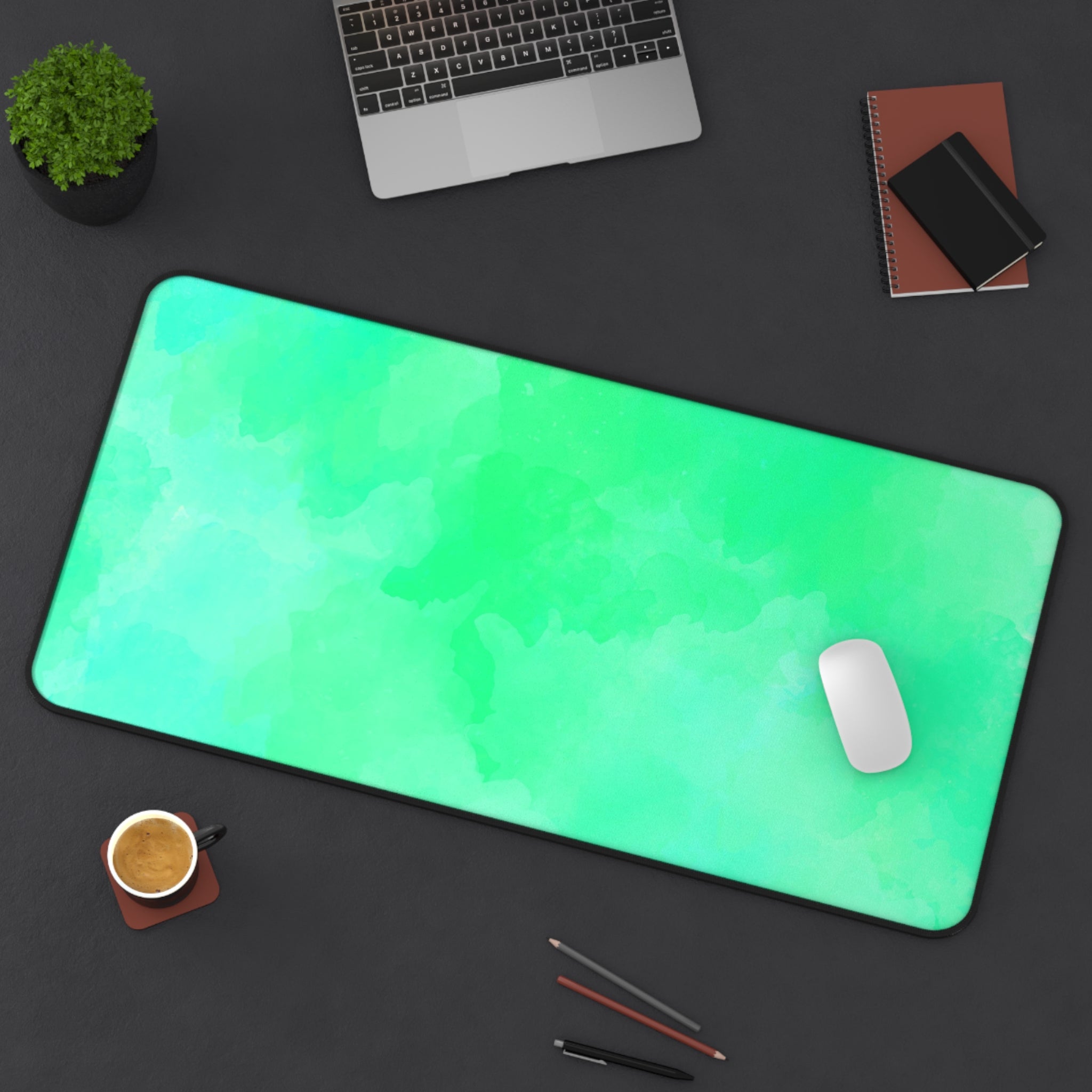 watercolor-turquoise-desk-mat-gaming-mousepad-office-desk-accessories-large-desk-blotter-computer-desk-cover-home-essentials