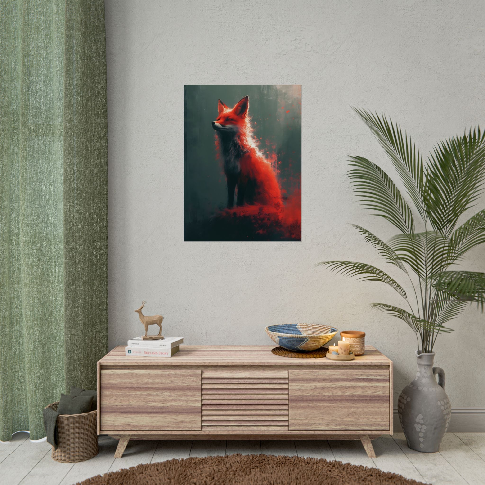 red-fox-fantasy-decor-poster-print-wildlife-wall-art-home-decor-animal-lover-gift-nature-print-fantasy-art-decor