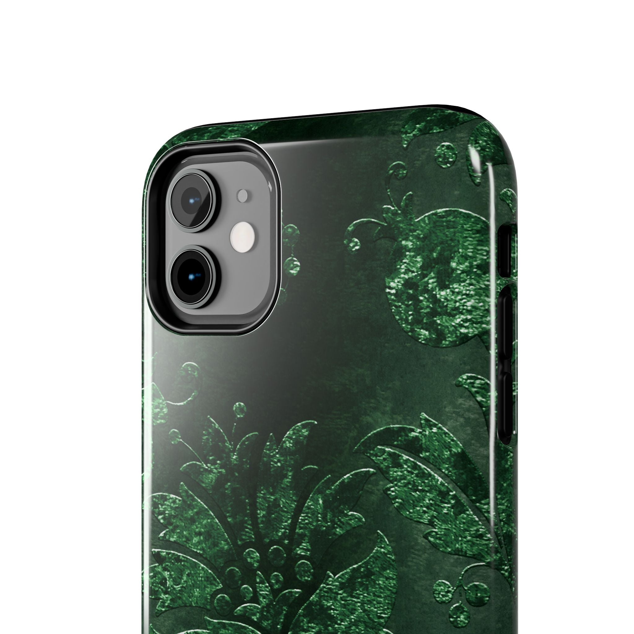 embossed-emerald-velvet-tough-iphone-case-protective-iphone-cover-heavy-duty-iphone-case-rugged-phone-case-durable-smartphone