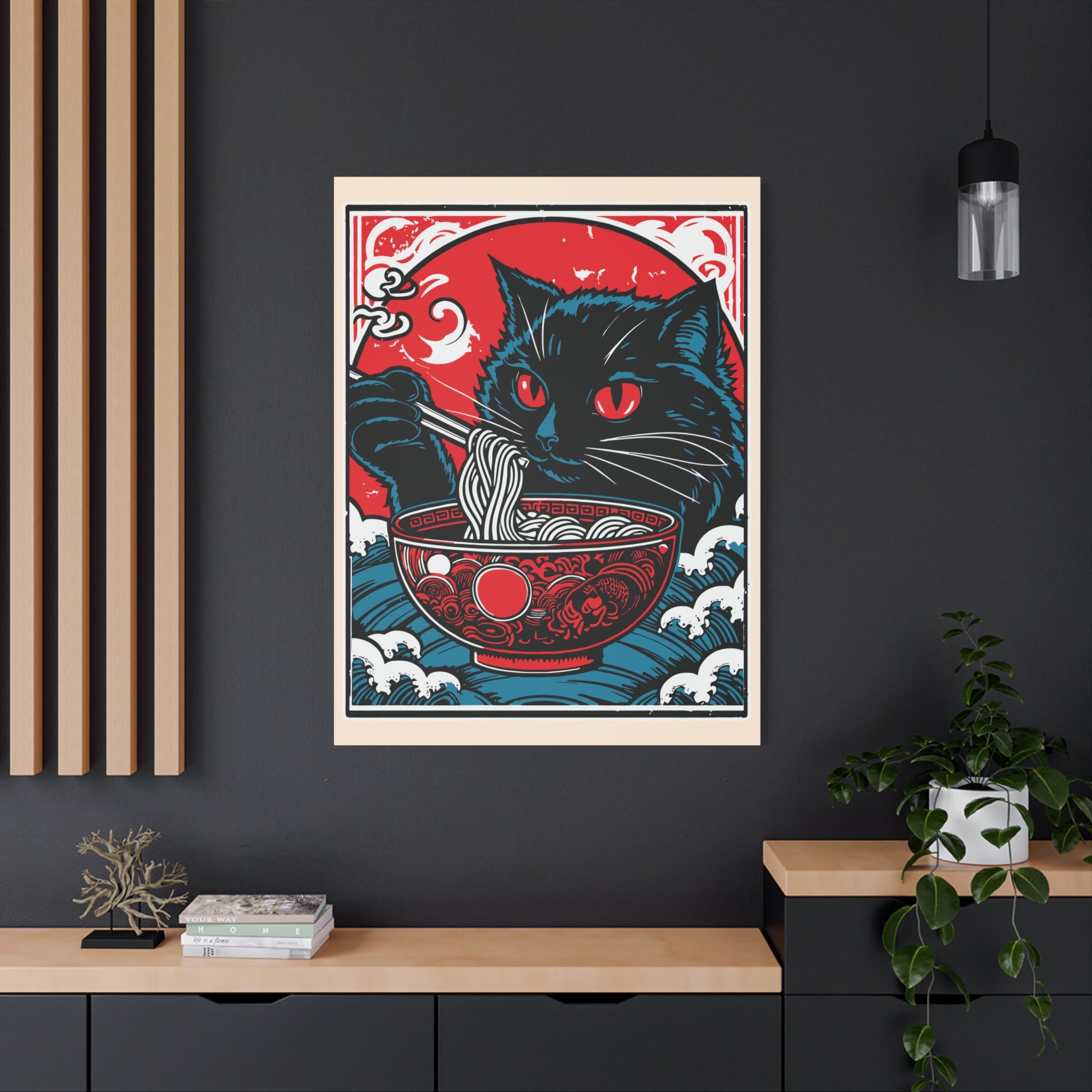 canvas-print-cat-eating-ramen-noodle-retro-japanese-decor-wall-art-living-room-decoration-matte-stretched-home-decor-cute
