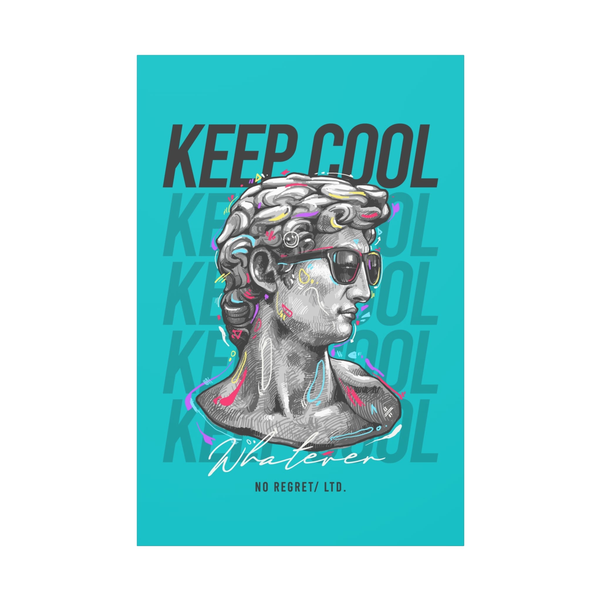 canvas-print-david-statue-with-sunglasses-living-room-decor-wall-art-matte-canvas-stretched-print-cool-home-decor-gift-unique