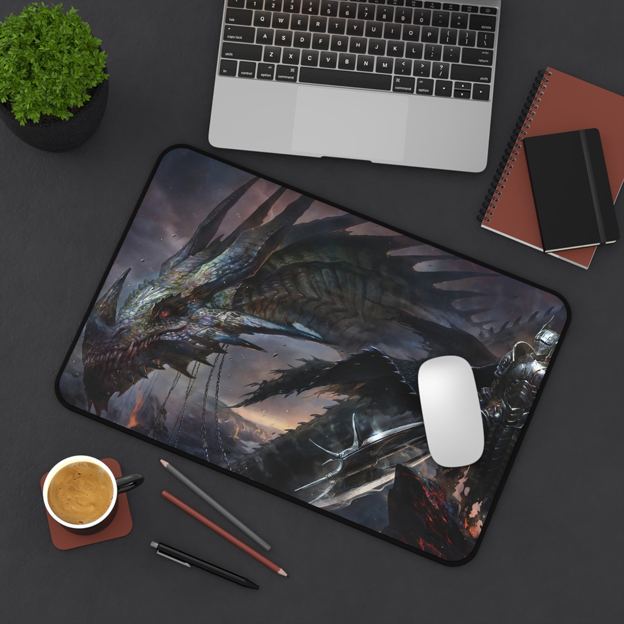 fantasy-dragon-with-knight-mouse-pad-large-desk-pad-for-gaming-and-work-colorful-anime-dragon-desk-mat-non-slip-desk-mat-for-
