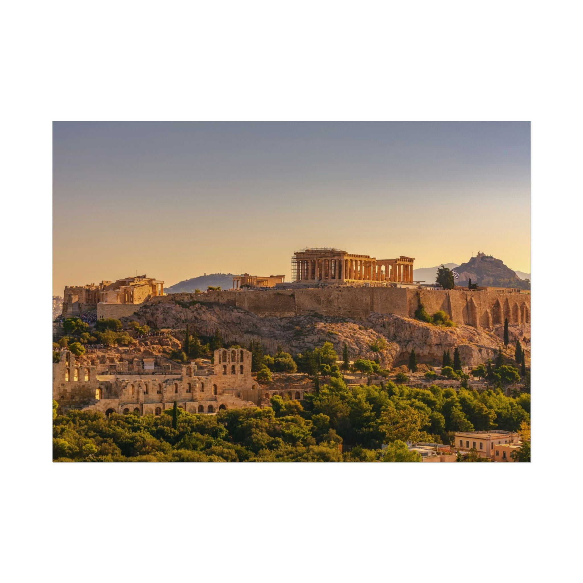 acropolis-panoramic-fine-art-poster-print-greek-wall-art-athens-greece-home-decor-travel-lover-gift-landscape