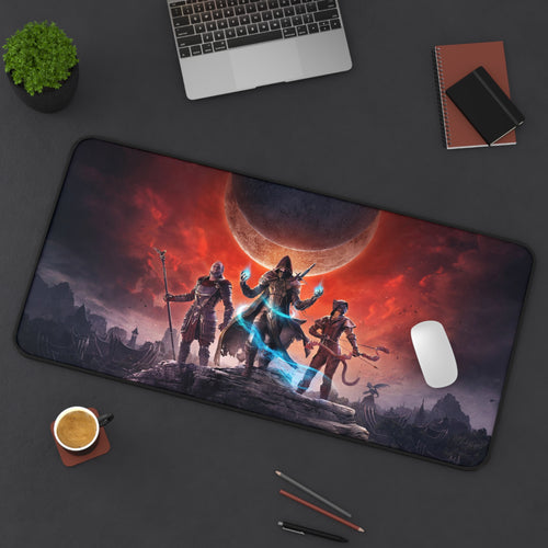 elder-scroll-skyrim-deskpad-the-elder-scrolls-elsweyr-mousepad-gaming-desk-mat-dragon-and-viking-warrior-desk-