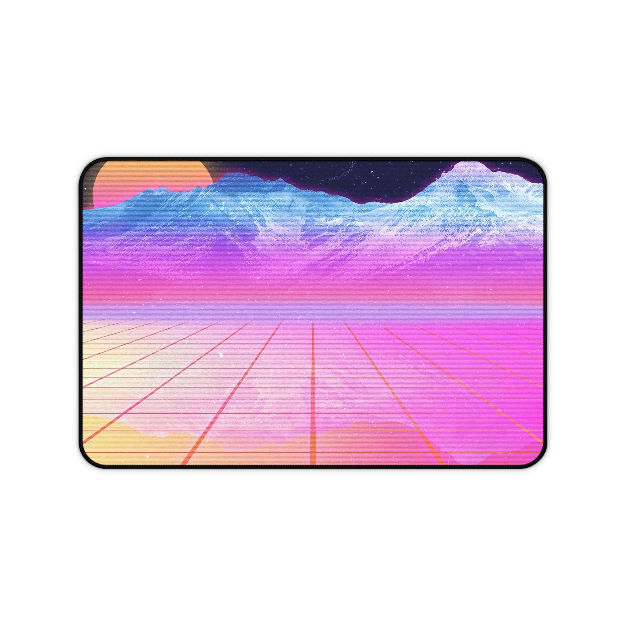 vaporwave-moon-mountains-mouse-pad-retrowave-city-delorean-desk-mat-neon-synthwave-desk-pad-vaporwave-sun-and-mountains