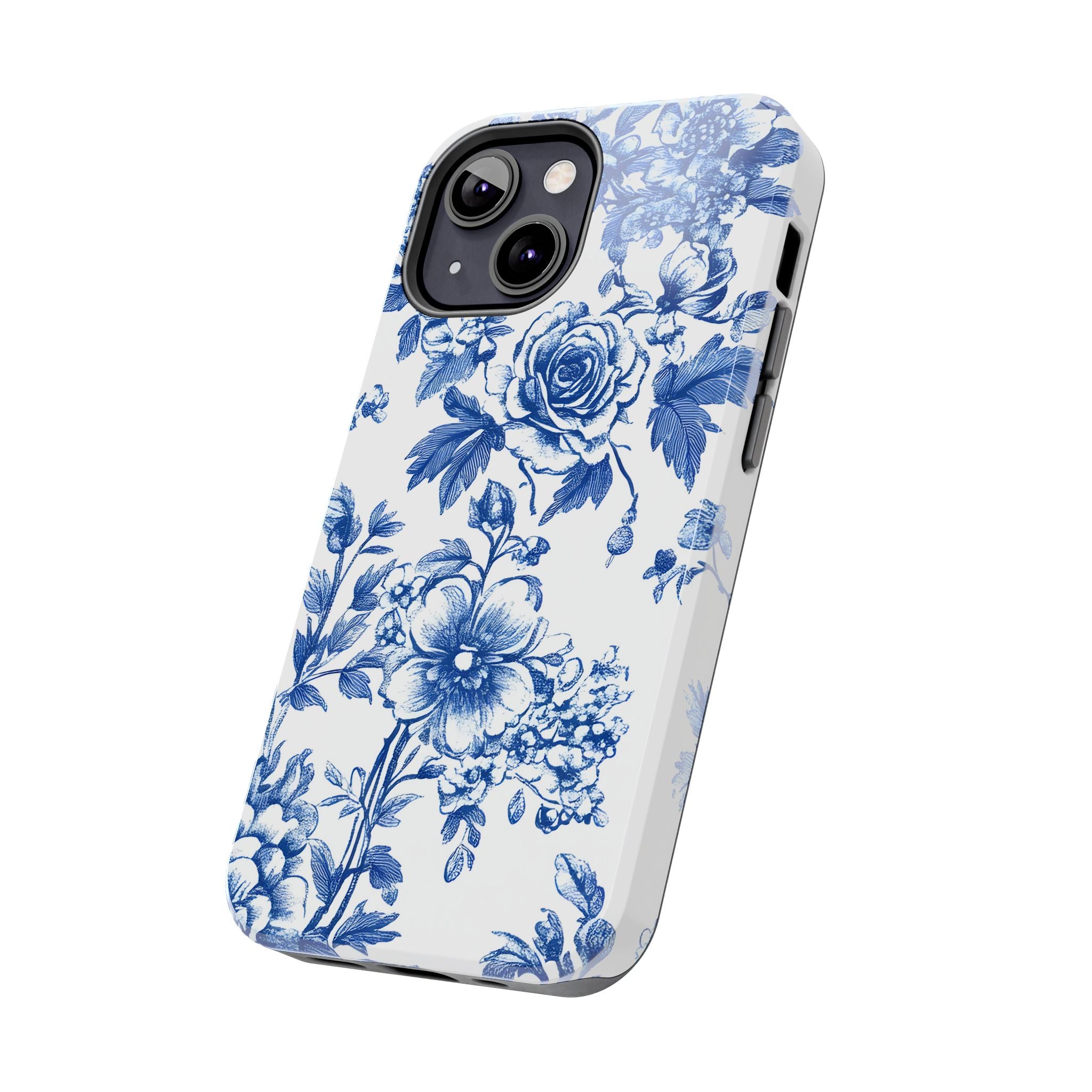 french-toile-floral-tough-iphone-case-blue-iphone-cover-protective-iphone-case-hard-shell-iphone-case-vintage-design-phone-ca