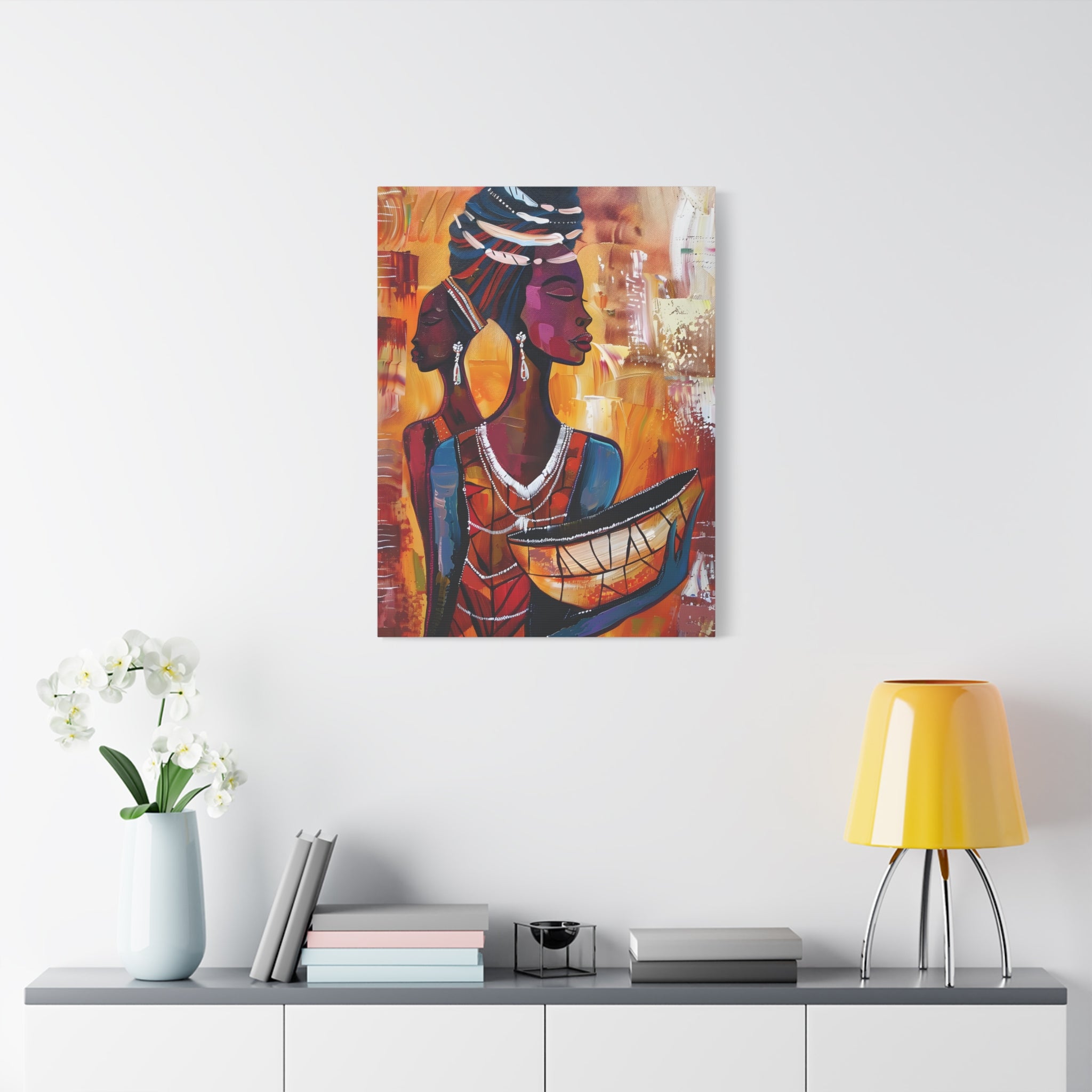 canvas-wall-art-traditional-african-woman-african-portrait-afrocentric-home-decor-tribal-art-african-american-art-ethnic-wall