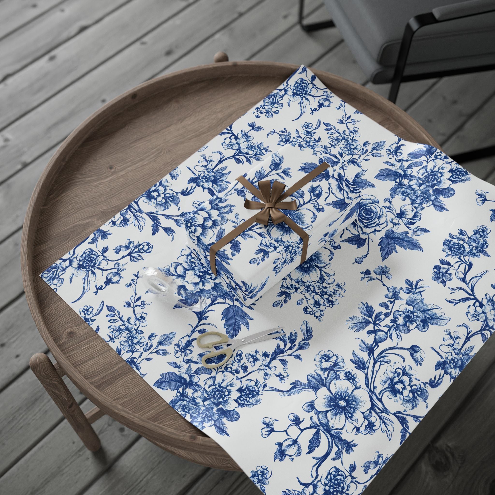 wrapping-papers-blue-french-toile-floral-elegant-gift-wrap-holiday-gift-wrap-birthday-wrapping-paper-wedding-gift-wrap-christ