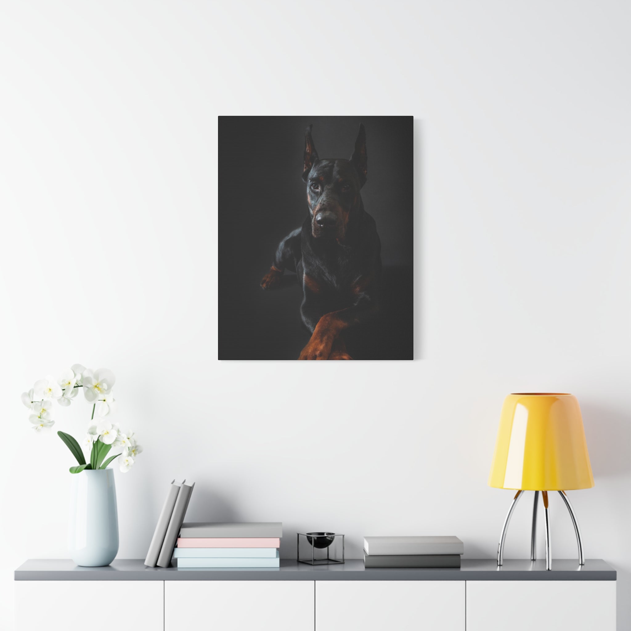 canvas-print-doberman-dog-wall-art-home-decor-office-decor-stretched-matte-canvas-1-25-gift-for-dog-lovers-animal-artwork-pet