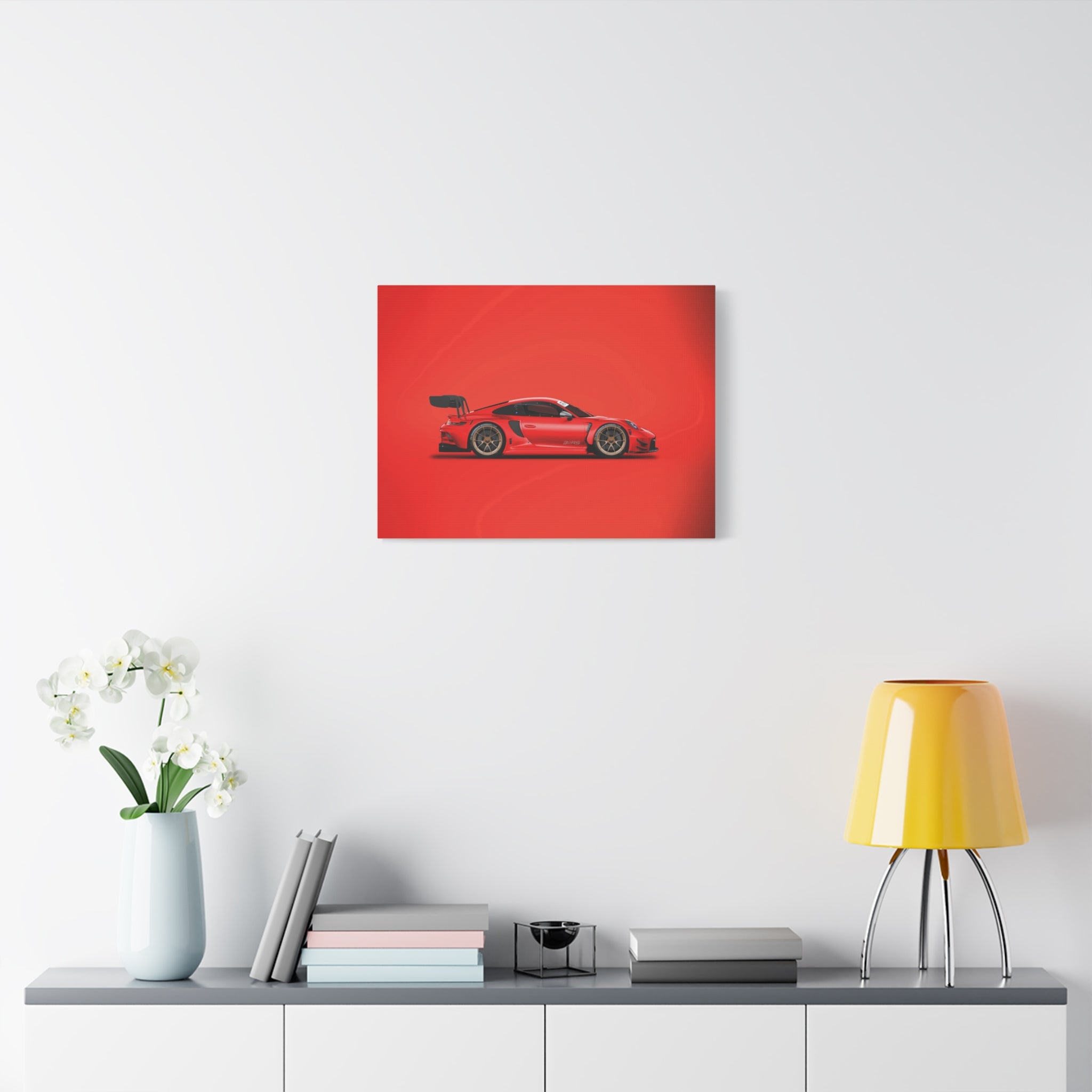 canvas-print-wall-art-porsche-911-red-gt3r-red-supercar-poster-matte-canvas-decor-stretched-large-canvas-wall-art-hypercars-1