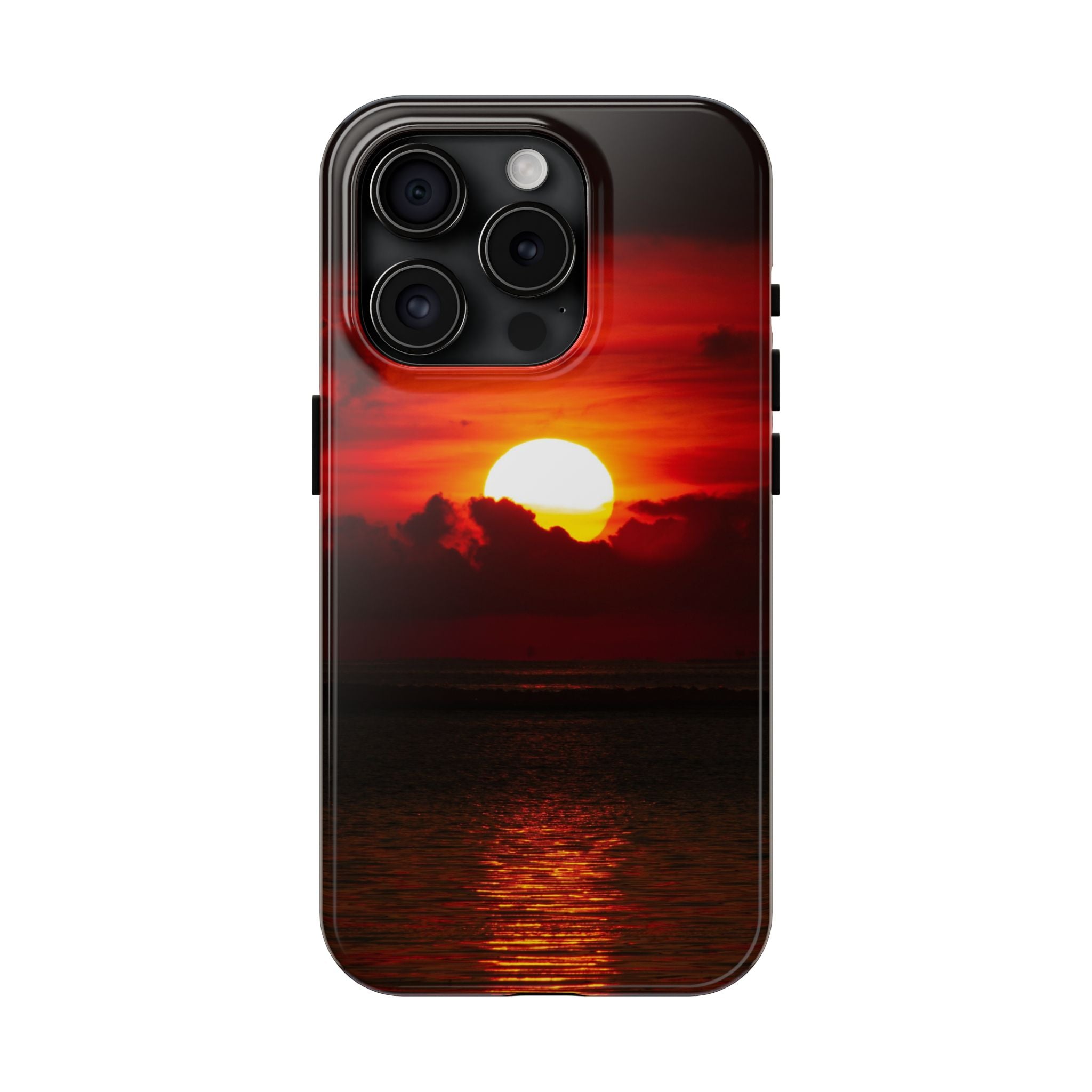 iphone-tough-case-red-sunset-protective-phone-cover-durable-smartphone-case-hard-shell-phone-case-sunset-lover-gift-red-phone