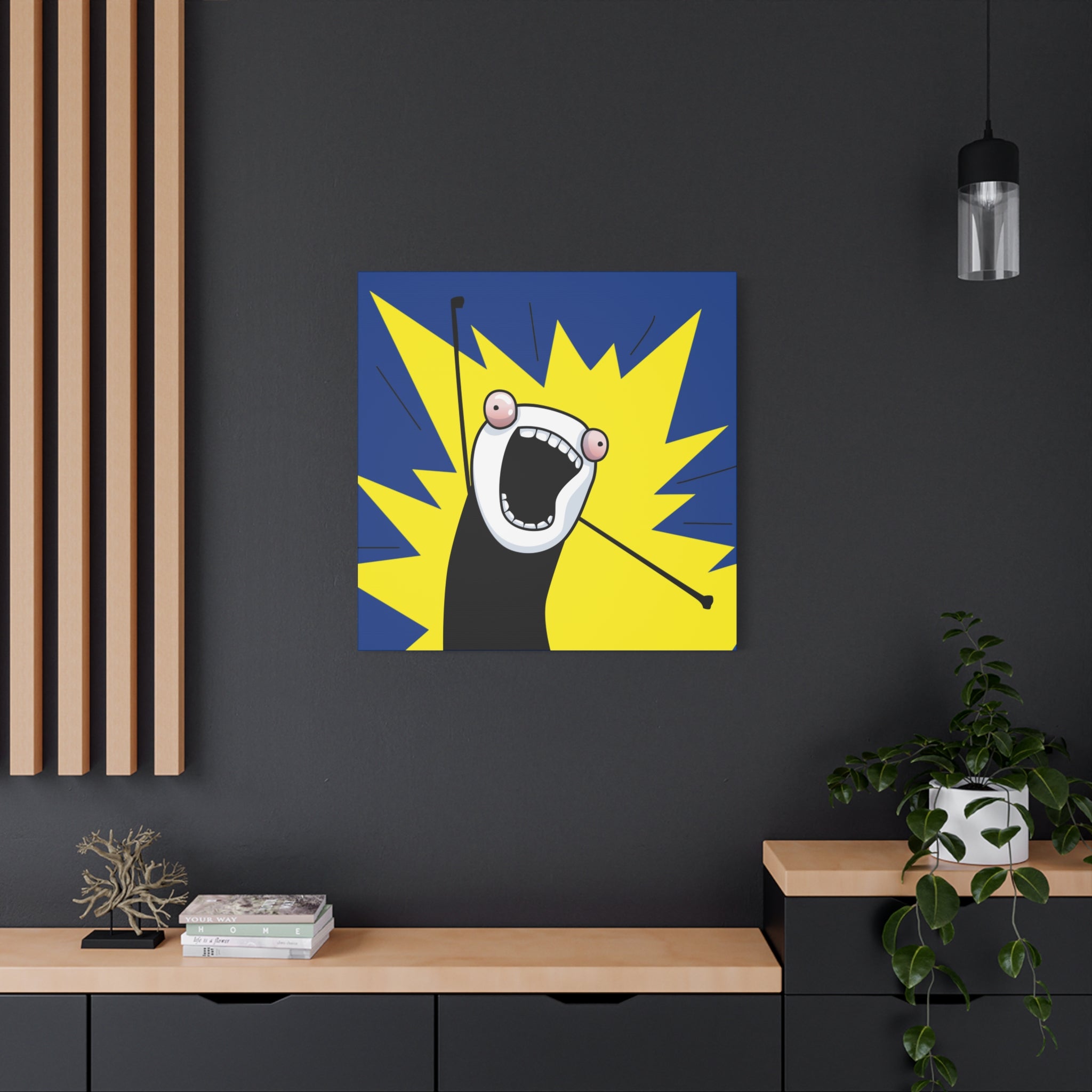 canvas-print-lets-do-it-funny-wall-decor-motivational-decor-matte-stretched-art-inspirational-quote-poster-office-decor-funny