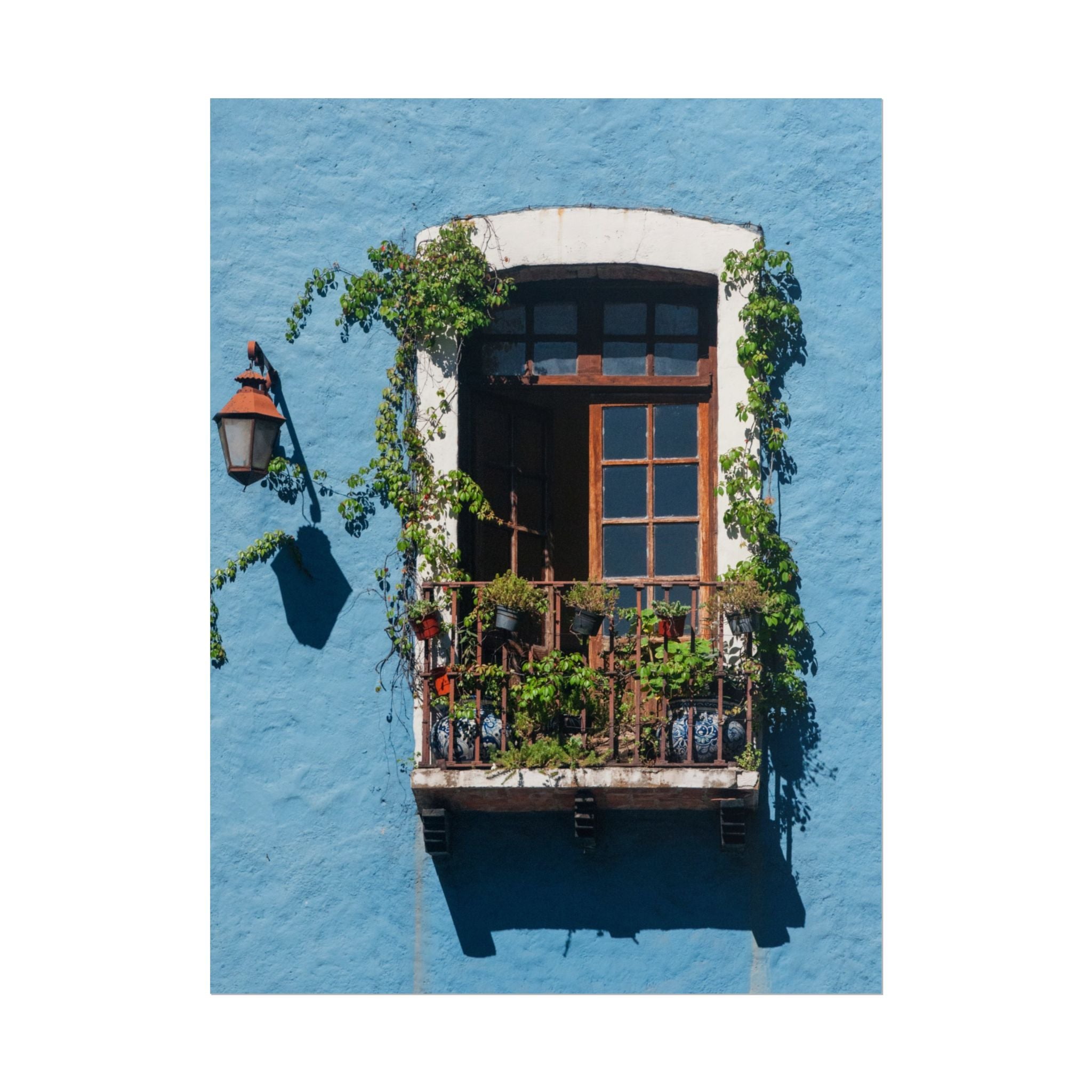 Rolled Posters, Mexican Balcony Home Decor Wall Art Hanging, Living Room Housewarming Gift, Poster Wall Art