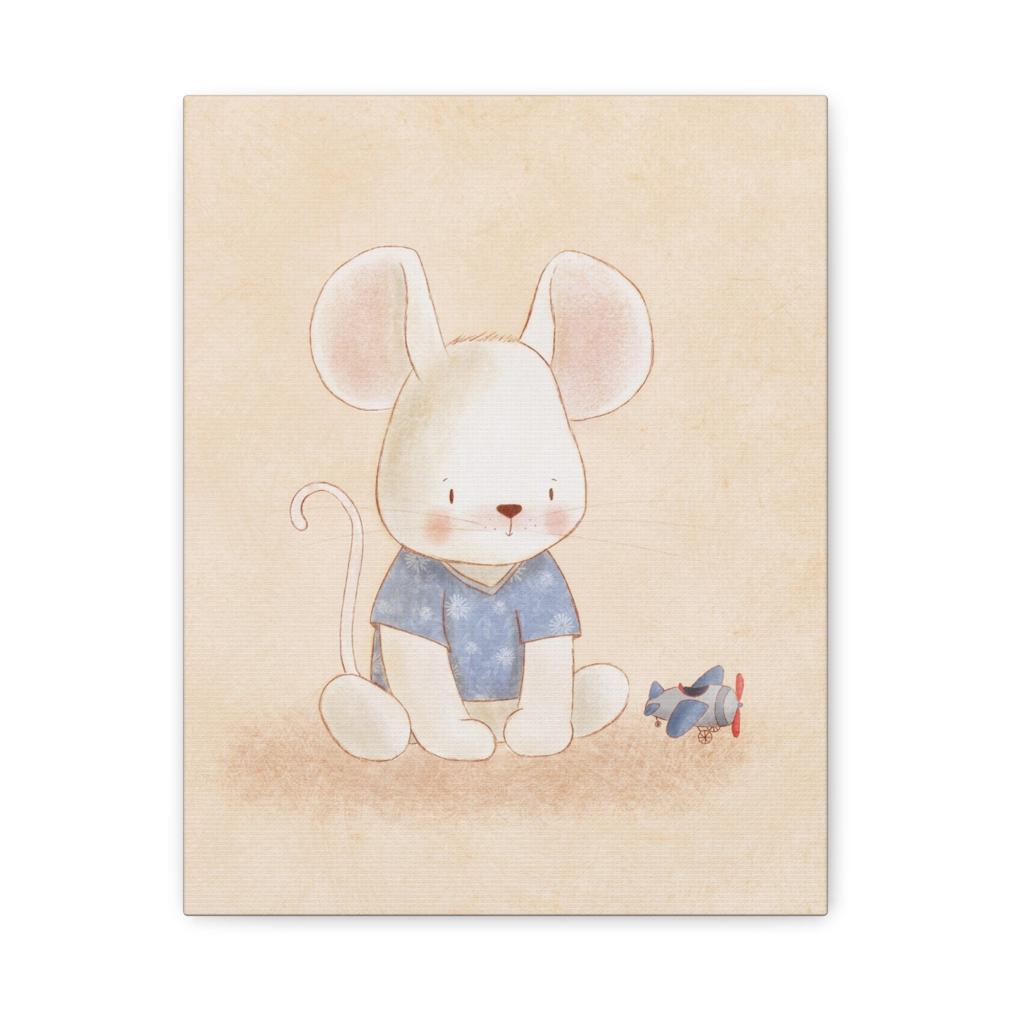 canvas-wall-art-cute-mouse-nursery-decor-baby-mouse-print-nursery-art-cute-mouse-decoration-baby-nursery-cute-animals
