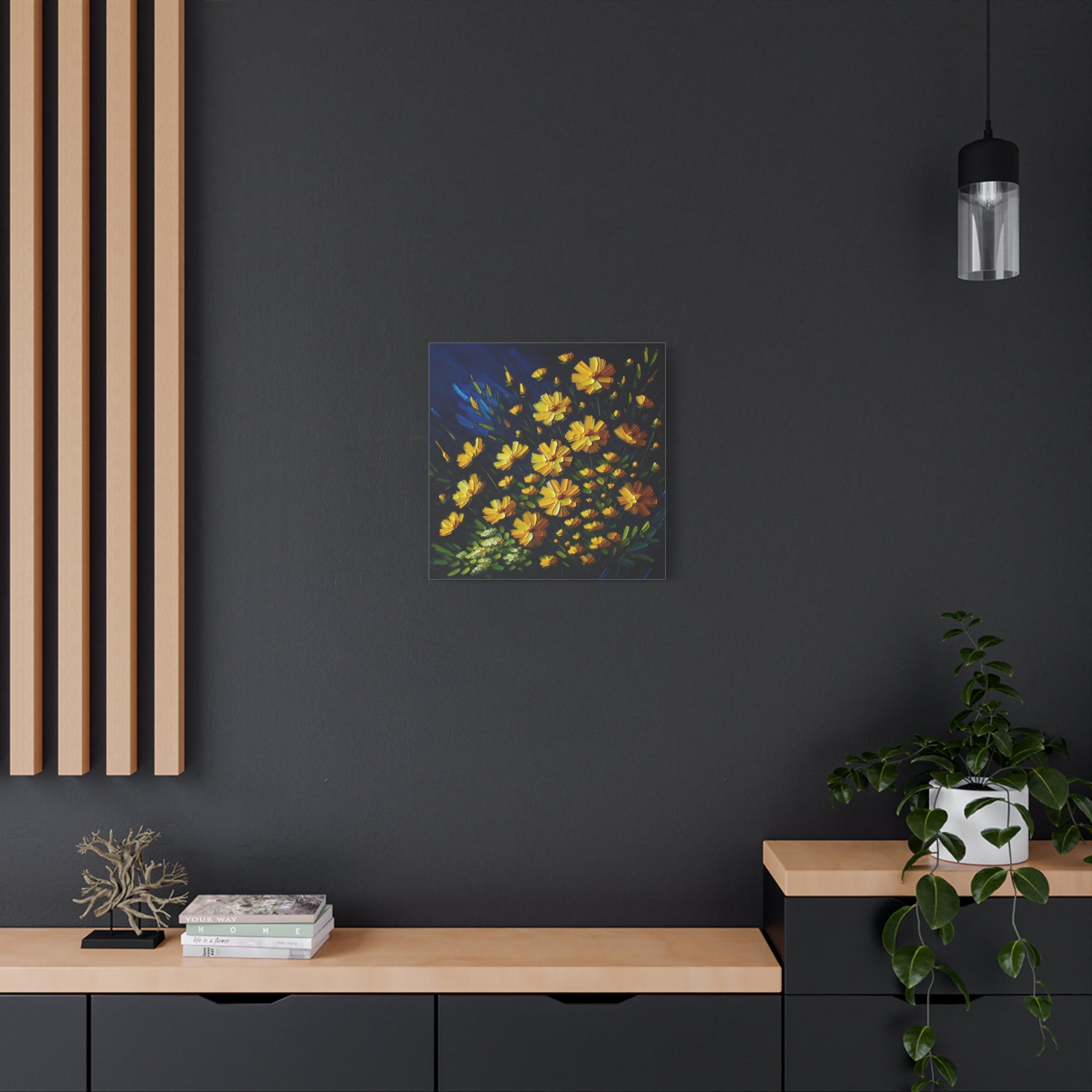 canvas-print-yellow-wildflowers-matte-canvas-impasto-oil-painting-stretched-wall-art-home-decor-floral-print-gift-for-nature-