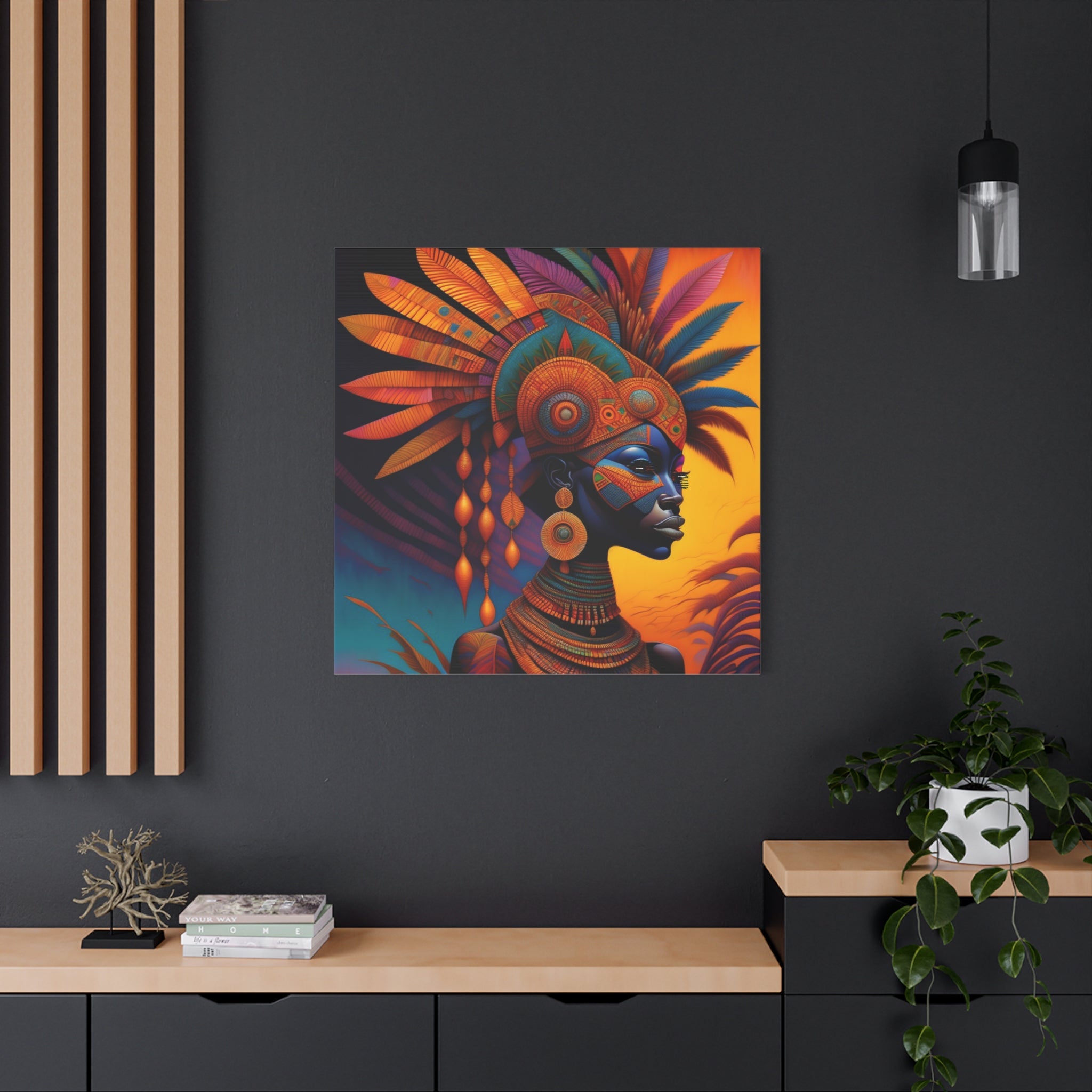 canvas-wall-art-traditional-african-woman-african-portrait-afrocentric-home-decor-tribal-art-african-american-art-ethnic-wall
