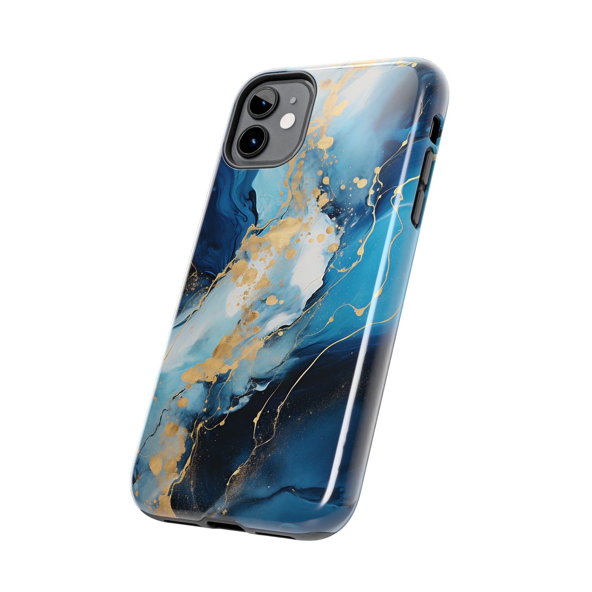 blue-gold-marble-iphone-tough-case-elegant-minimalist-protective-cover-stylish-phone-shell-hard-shell-iphone-case-trendy-acce