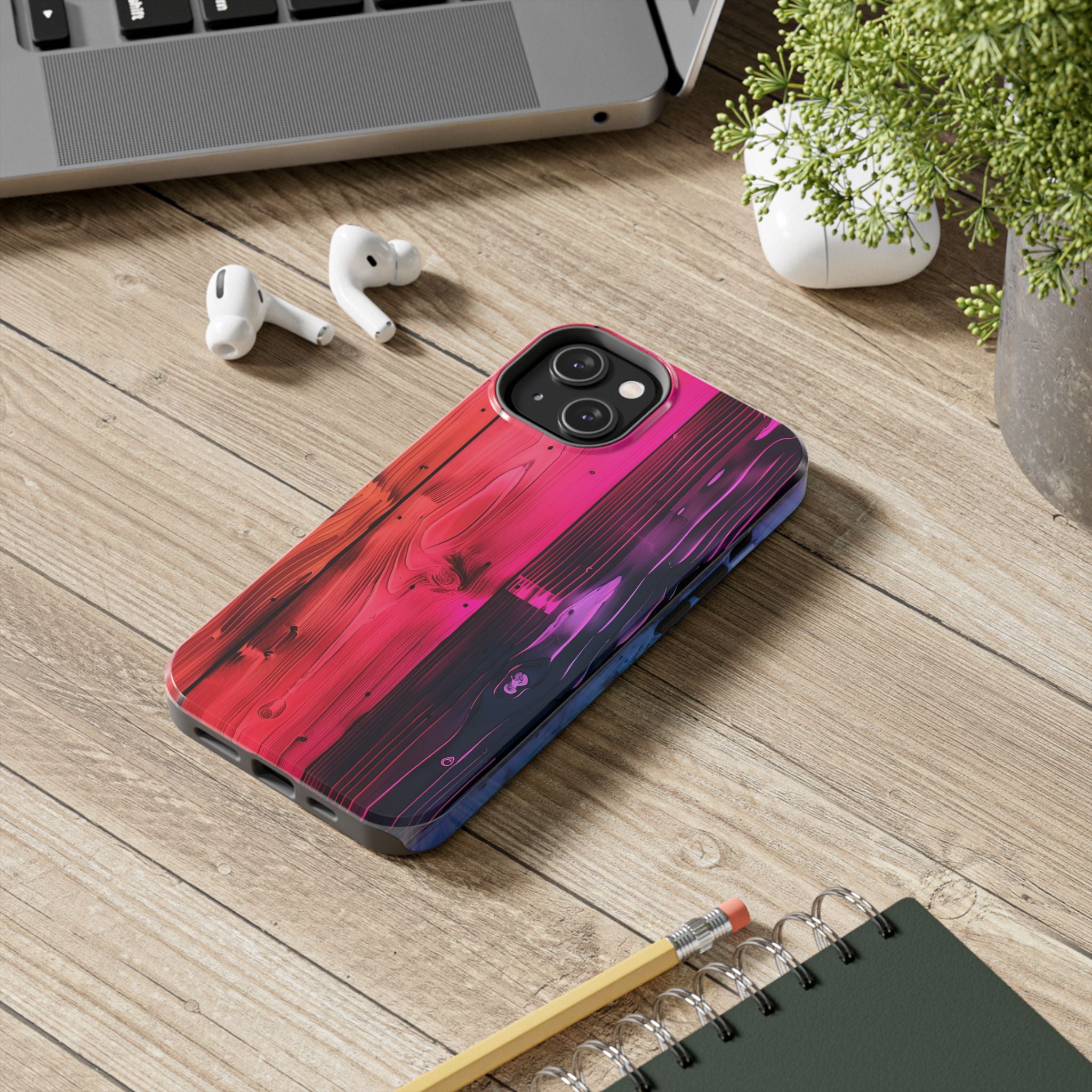 disco-neon-tough-iphone-cases-wood-grain-texture-iphone-case-cover-protective-iphone-shell-unique-iphone-accessories-iphone-1