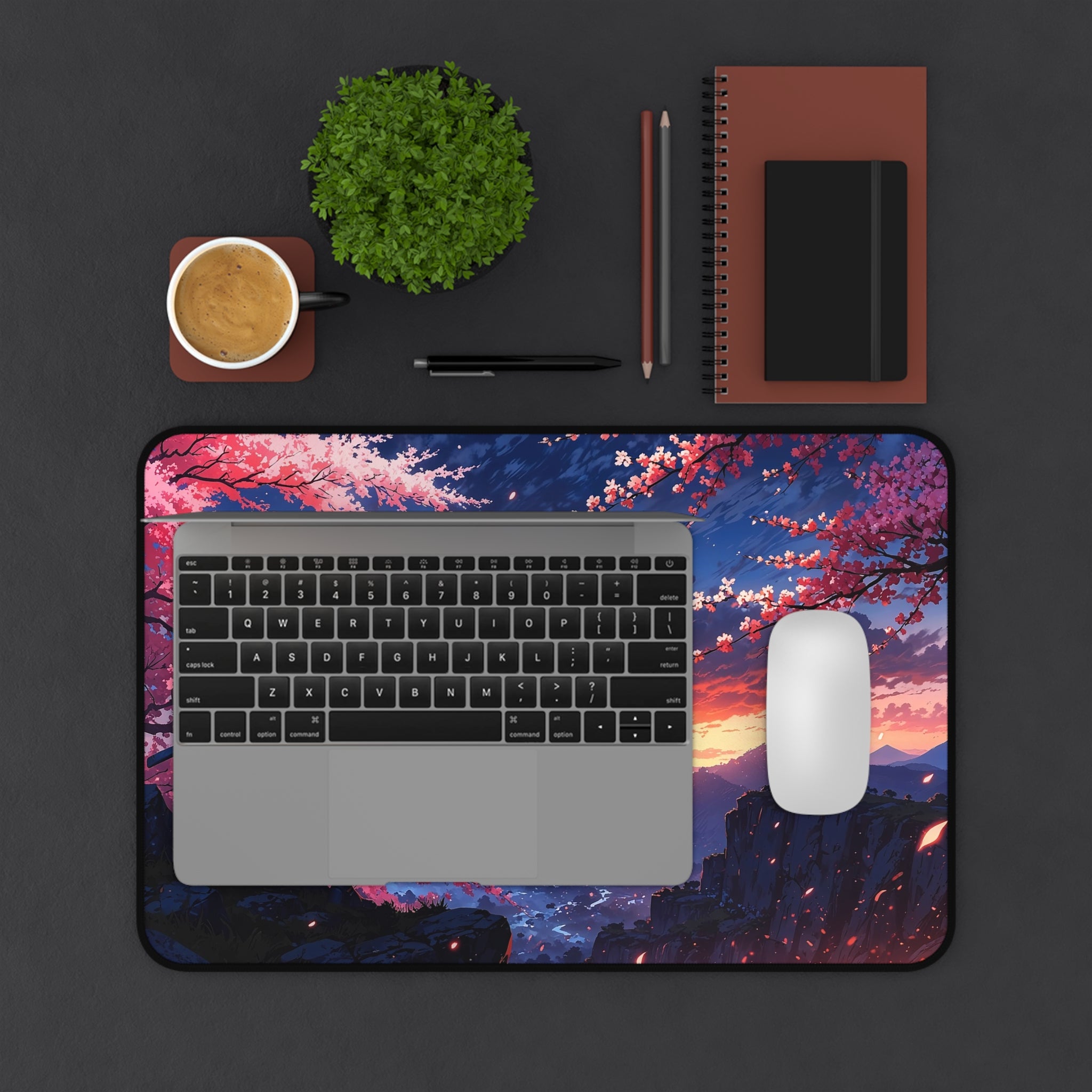 fantasy-samurai-warrior-mouse-pad-japanese-katana-samurai-warrior-desk-mat-japanese-anime-samurai-desk-pad-cherry-blossom