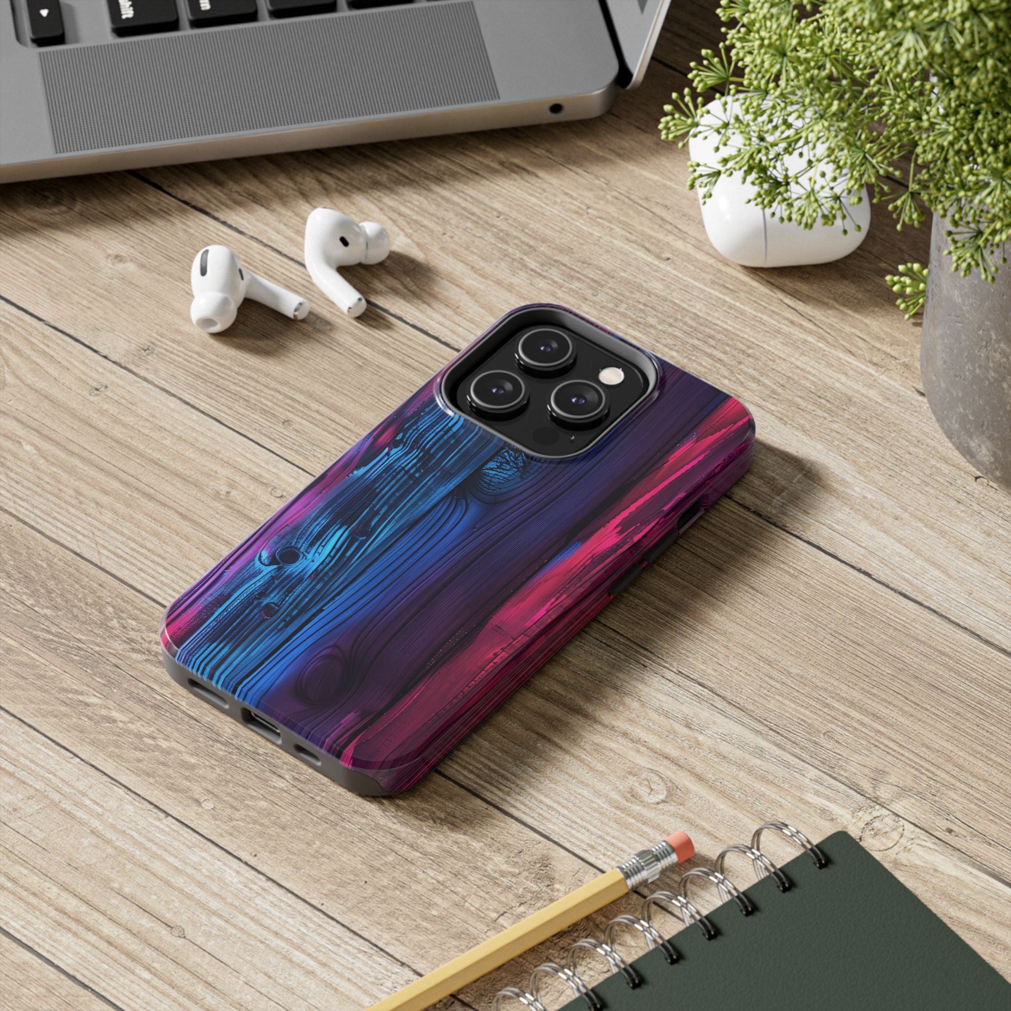 disco-neon-tough-iphone-cases-wood-grain-texture-iphone-case-cover-protective-iphone-shell-unique-iphone-accessories-iphone-1