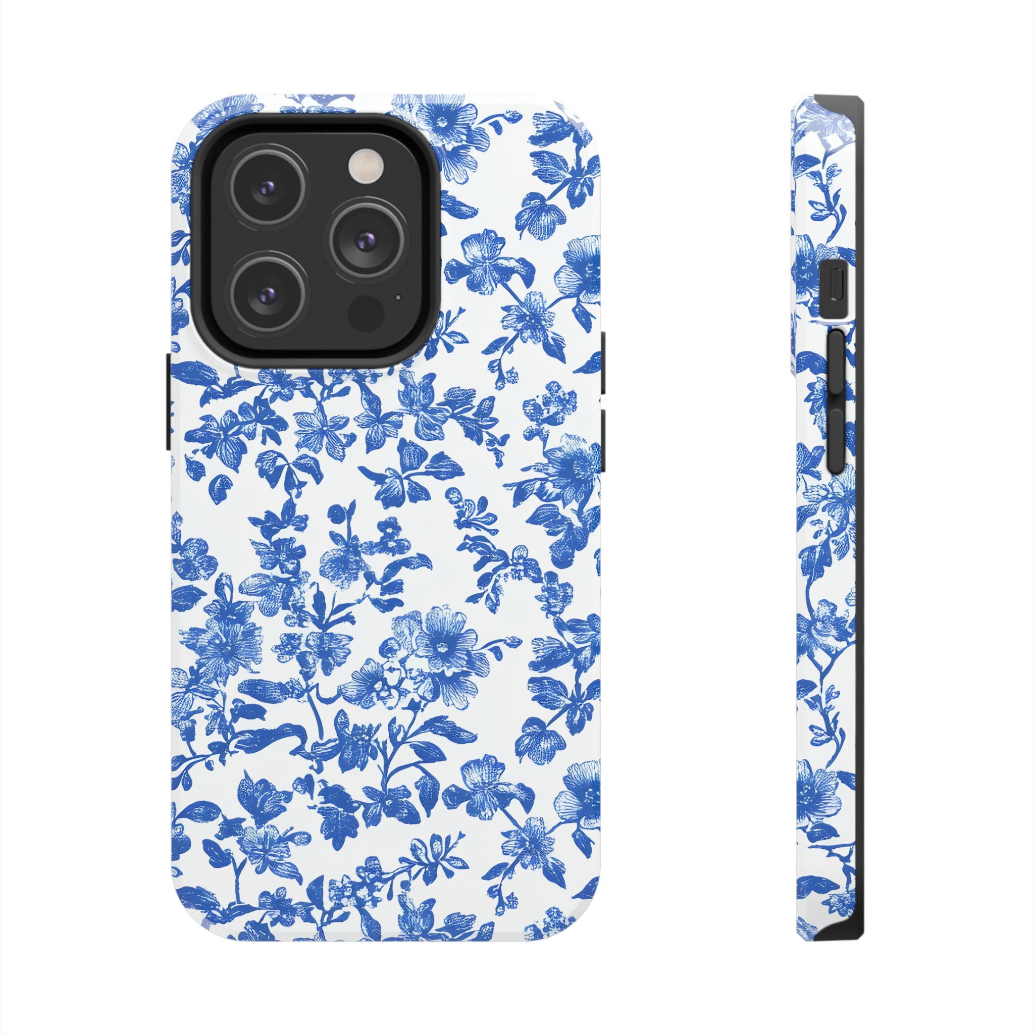 french-toile-floral-tough-iphone-case-blue-iphone-cover-protective-iphone-case-hard-shell-iphone-case-vintage-design-phone-ca