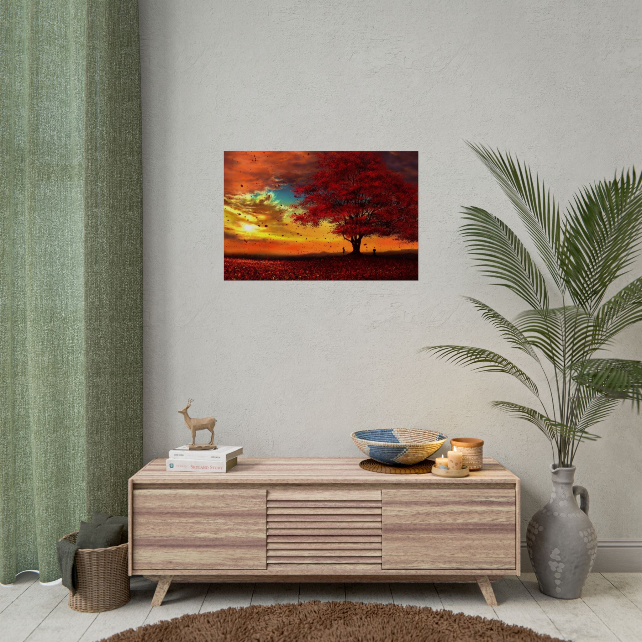 sunset-scenery-autumn-poster-print-wall-art-decor-home-decoration-nature-artwork-gift-idea-wall-hanging