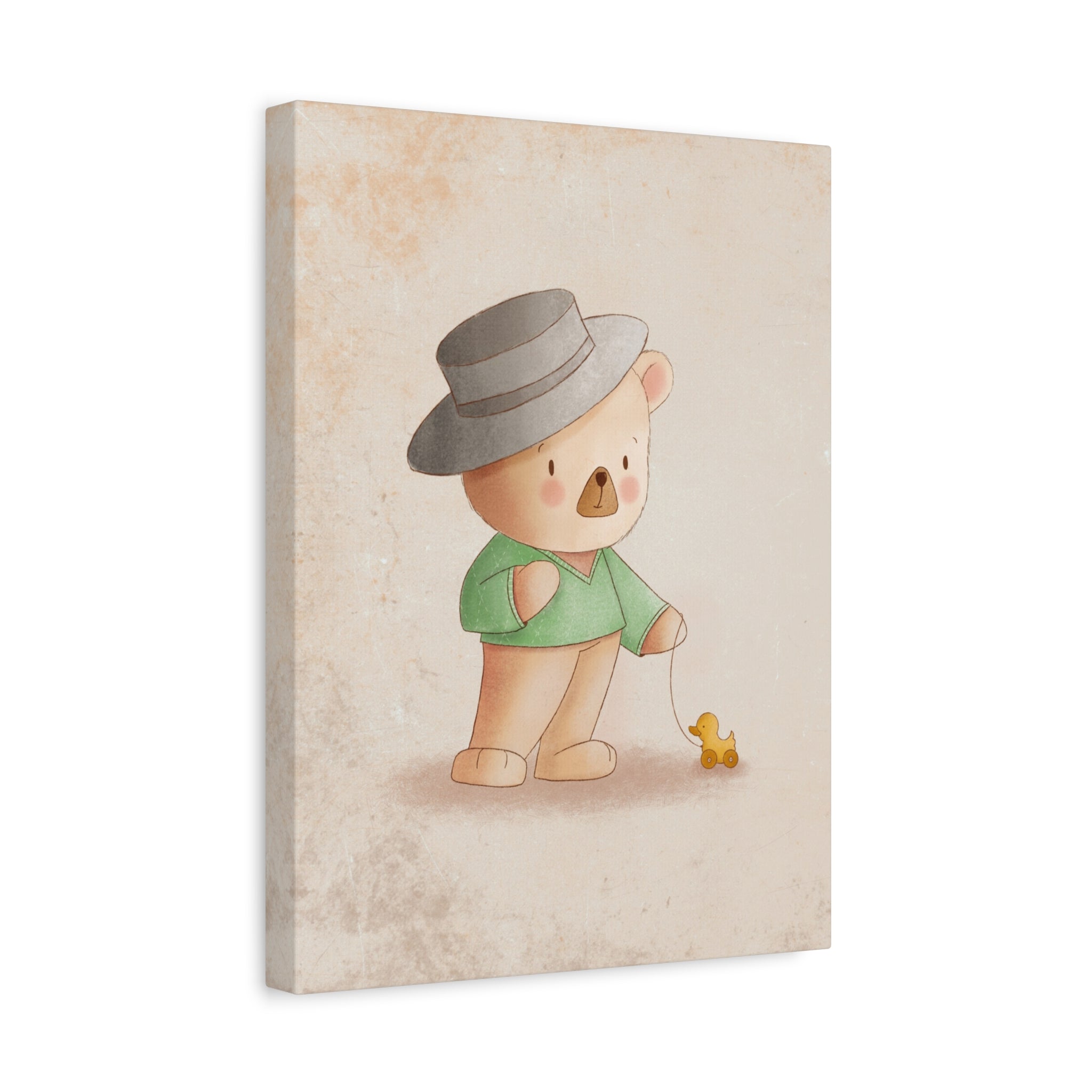 canvas-wall-art-cute-bear-nursery-decor-baby-bear-print-stretched-canvas-nursery-art-cute-bear-decoration-baby-nursery-cute-a