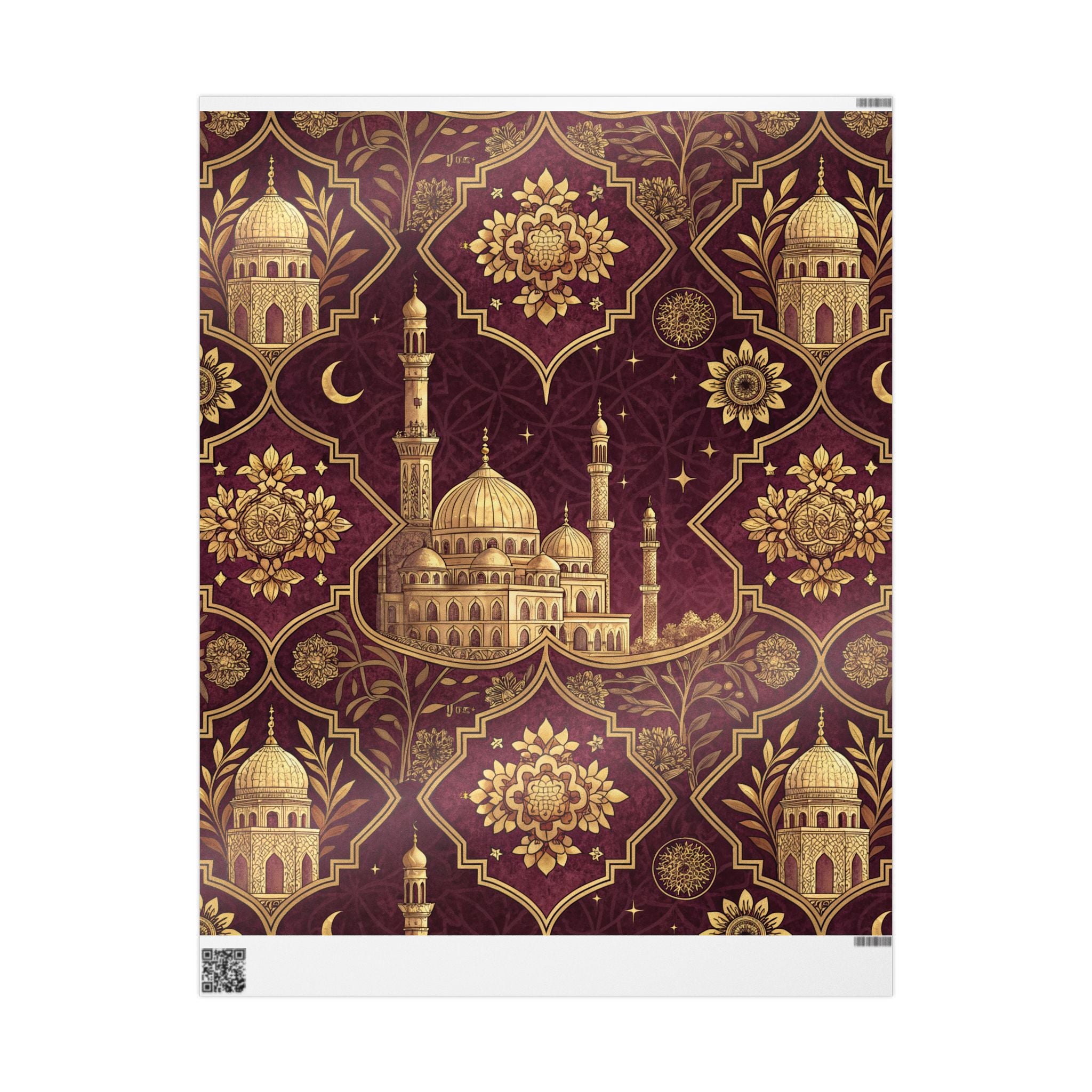 ramadan-night-wrapping-papers-islamic-celestial-gift-wrap-mosque-silhouette-eid-holiday-supplies-festive-present-packaging-re
