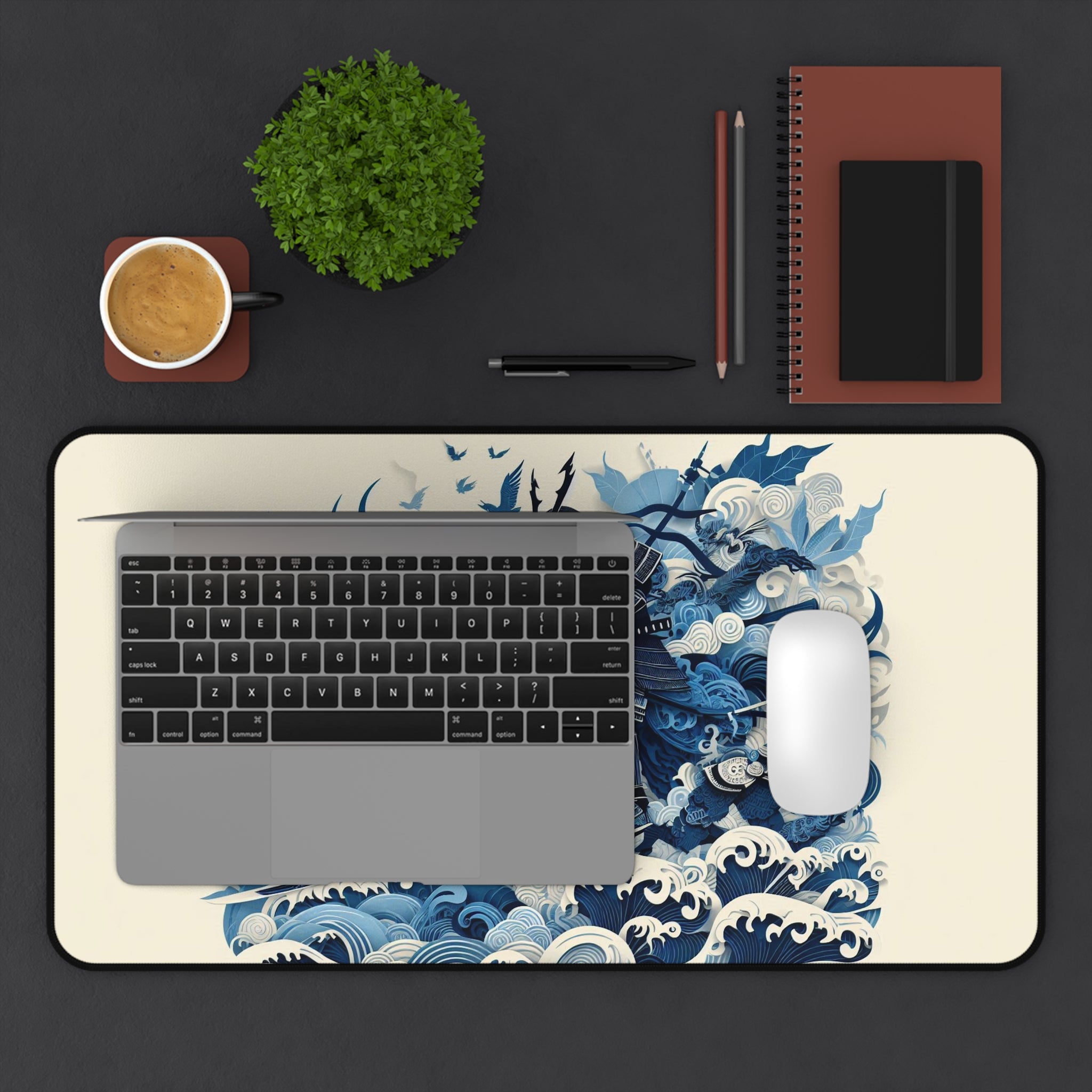 anime-ink-drawing-samurai-warrior-mouse-pad-japanese-katana-samurai-warrior-desk-mat-japanese-anime-samurai-desk-pad