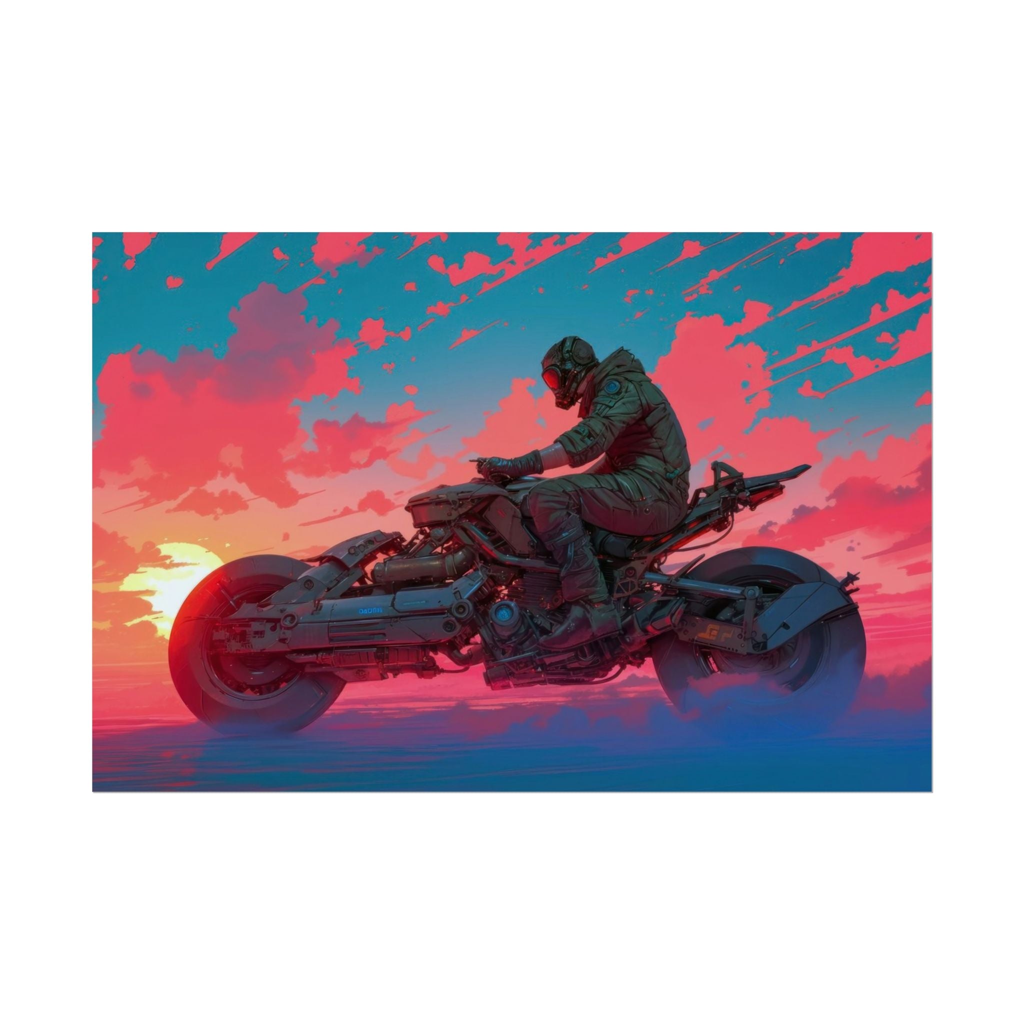 anime-poster-prints-anime-motorcycle-print-motorcycle-poster-sythawave-poster-home-decor-motorbike-artwork-cyberpunk-motorcyc