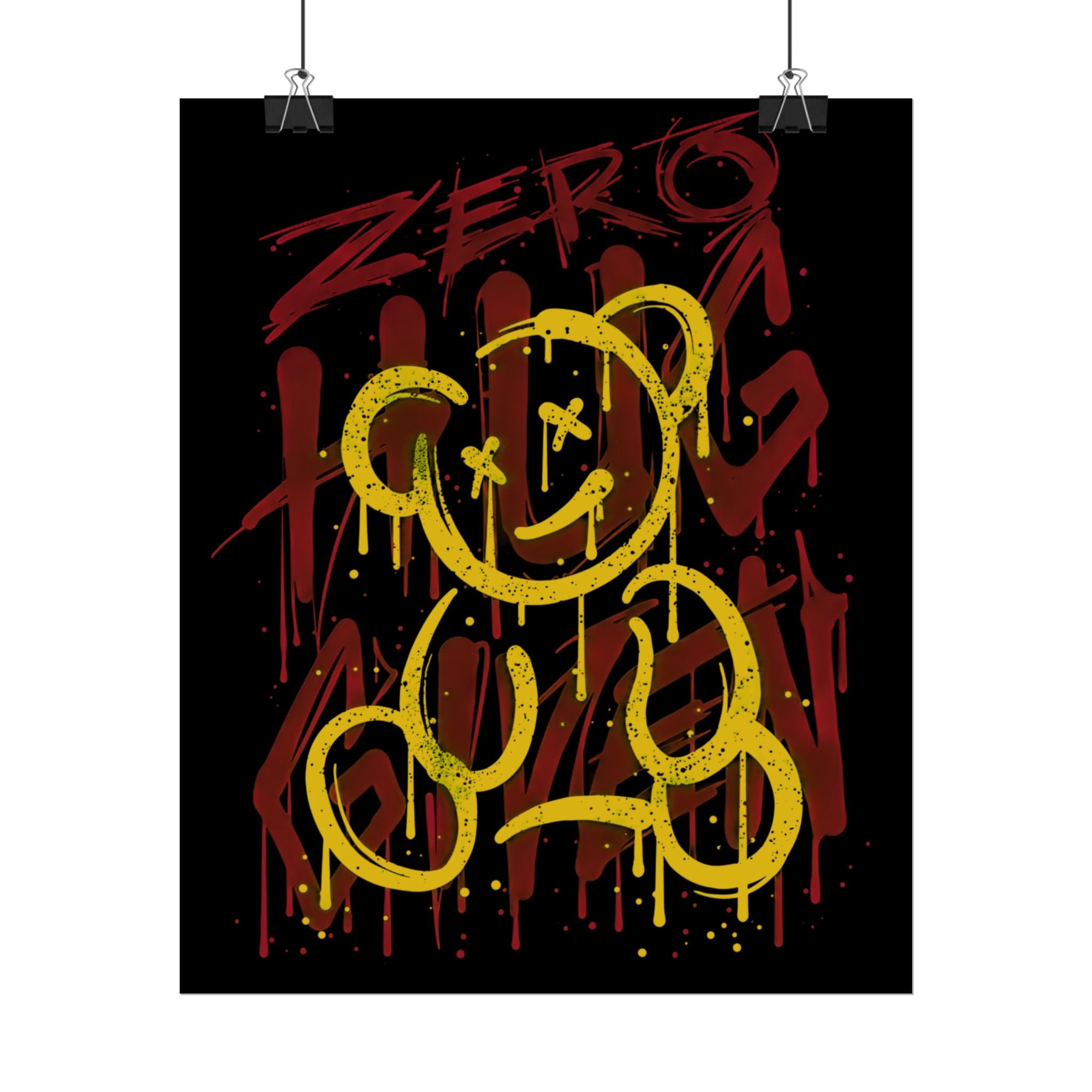zero-hug-given-poster-print-teddy-bear-print-graffiti-wall-art-fun-wall-art-moody-wall-art-emotional-wall-decor