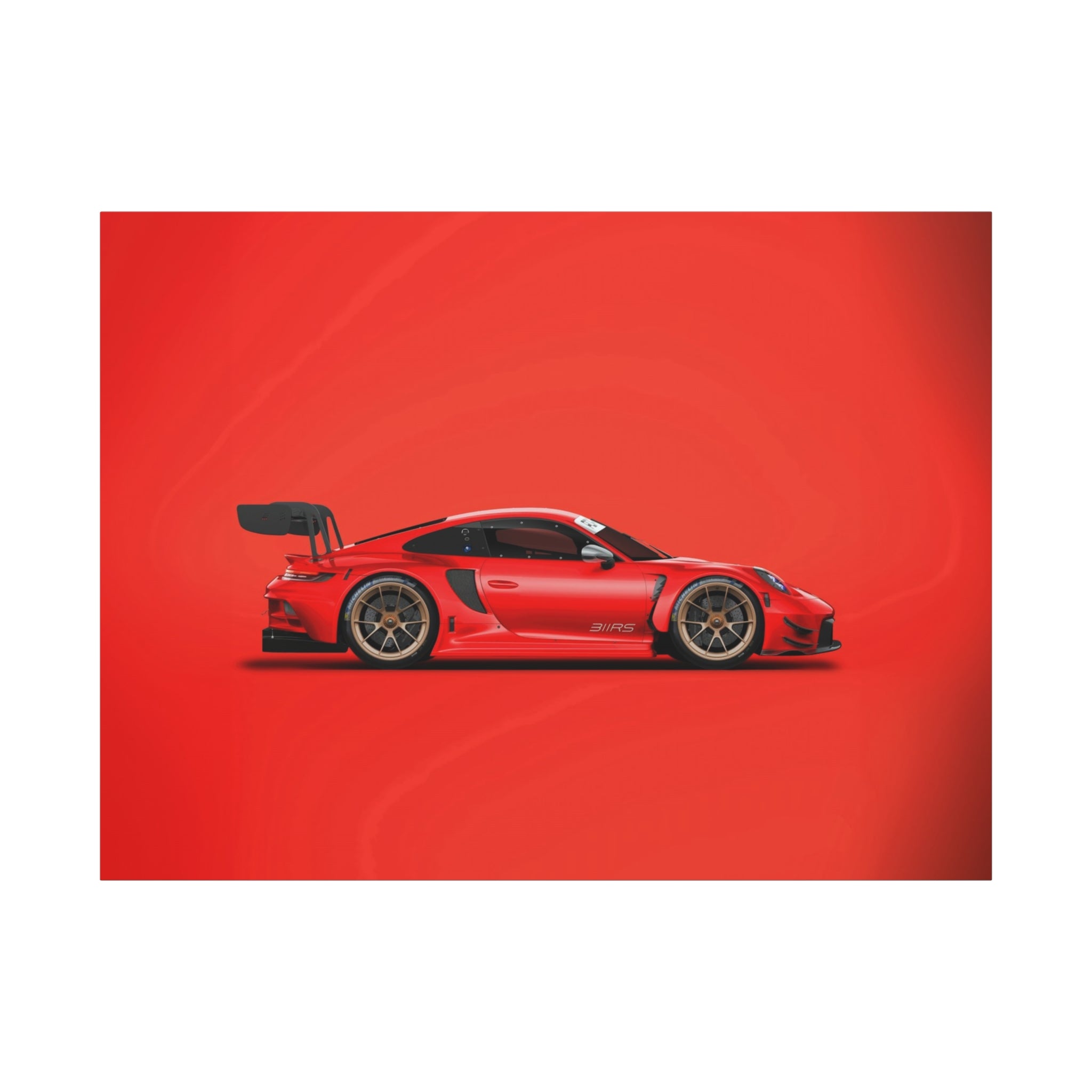 canvas-print-wall-art-porsche-911-red-gt3r-red-supercar-poster-matte-canvas-decor-stretched-large-canvas-wall-art-hypercars-1