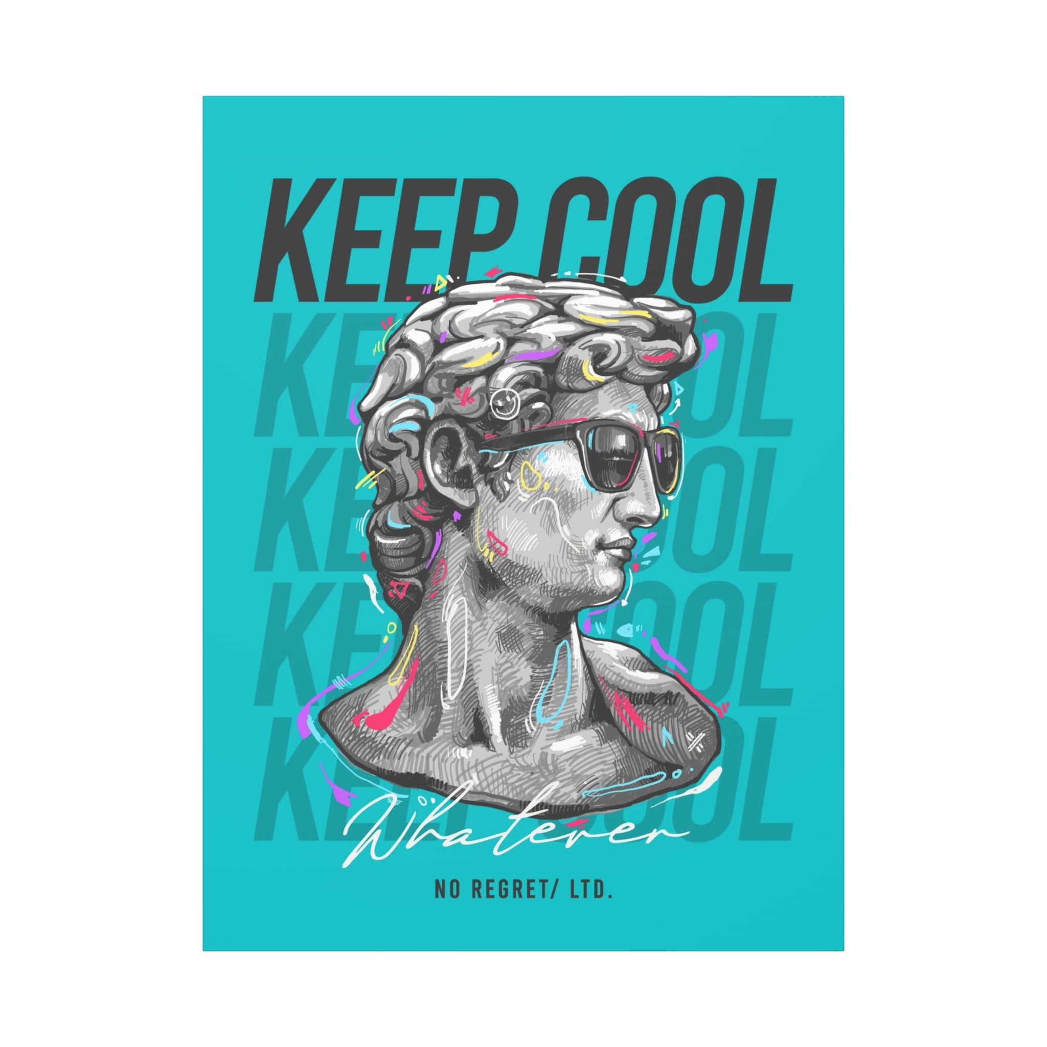 canvas-print-david-statue-with-sunglasses-living-room-decor-wall-art-matte-canvas-stretched-print-cool-home-decor-gift-unique