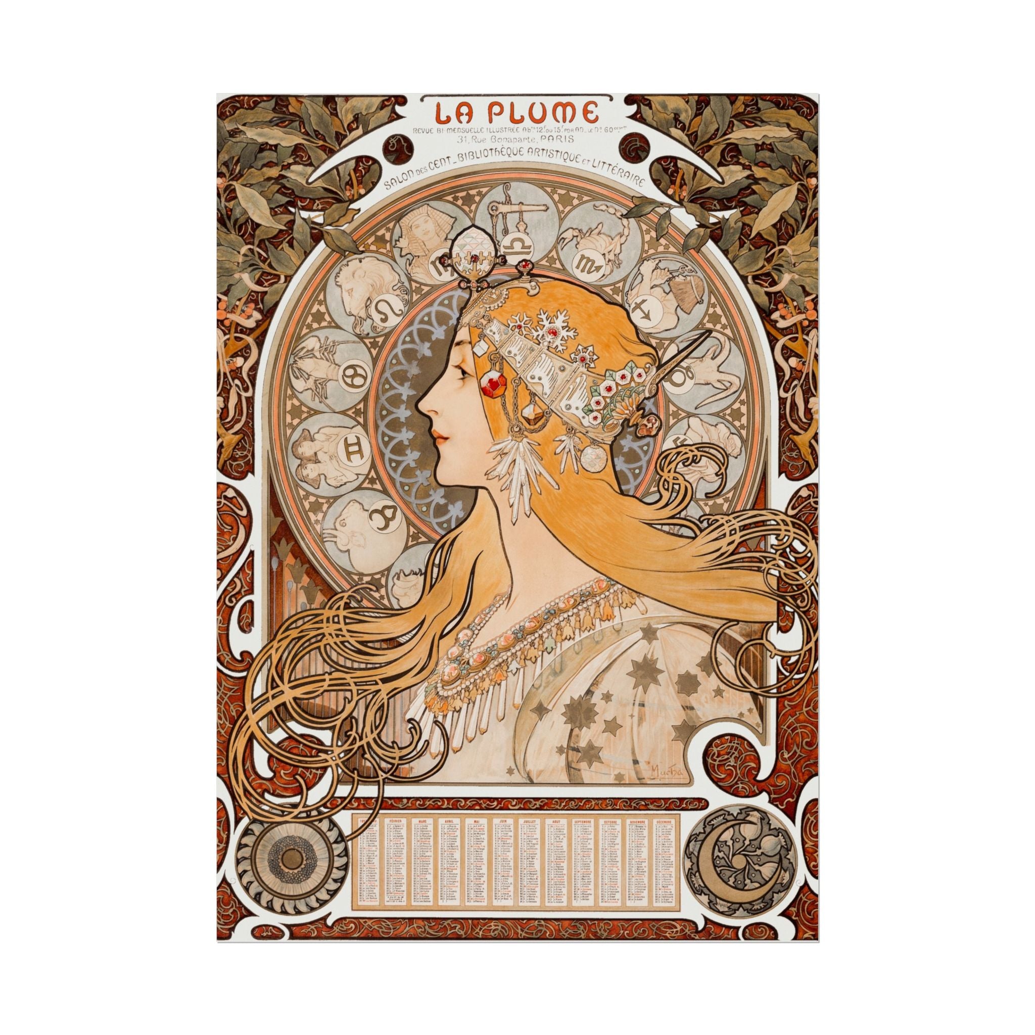 art-nouveau-rolled-posters-muchas-zodiaque-poster-print-wall-art-decor-home-office-gift-idea-famous-alphonse-maria-mucha-prin
