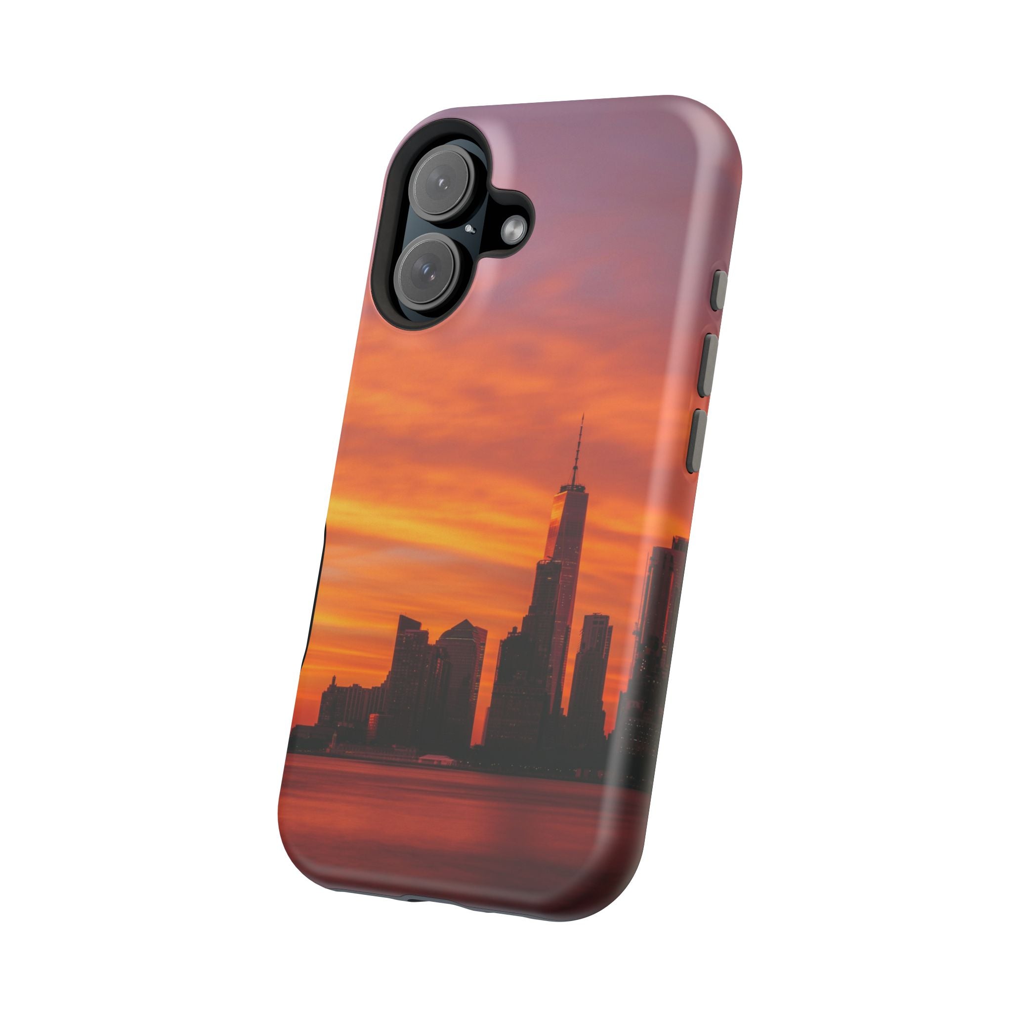 sunset-nyc-cityscape-magnetic-tough-case-durable-phone-protector-new-york-tough-case-gift-for-photographers-urban-aesthetic