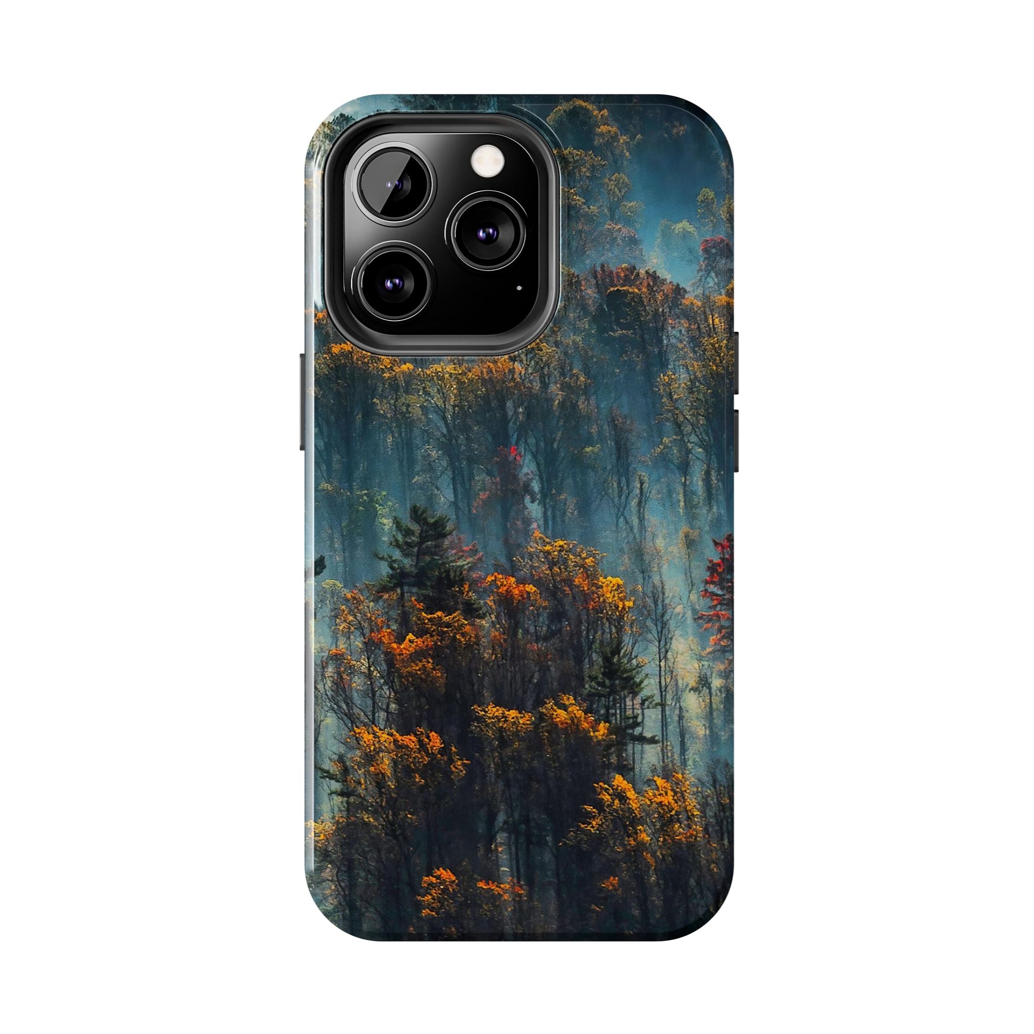 iphone-tough-case-misty-forrest-foggy-fall-iphone-covers-protective-smartphone-cover-nature-lover-gift-adventure-accessory