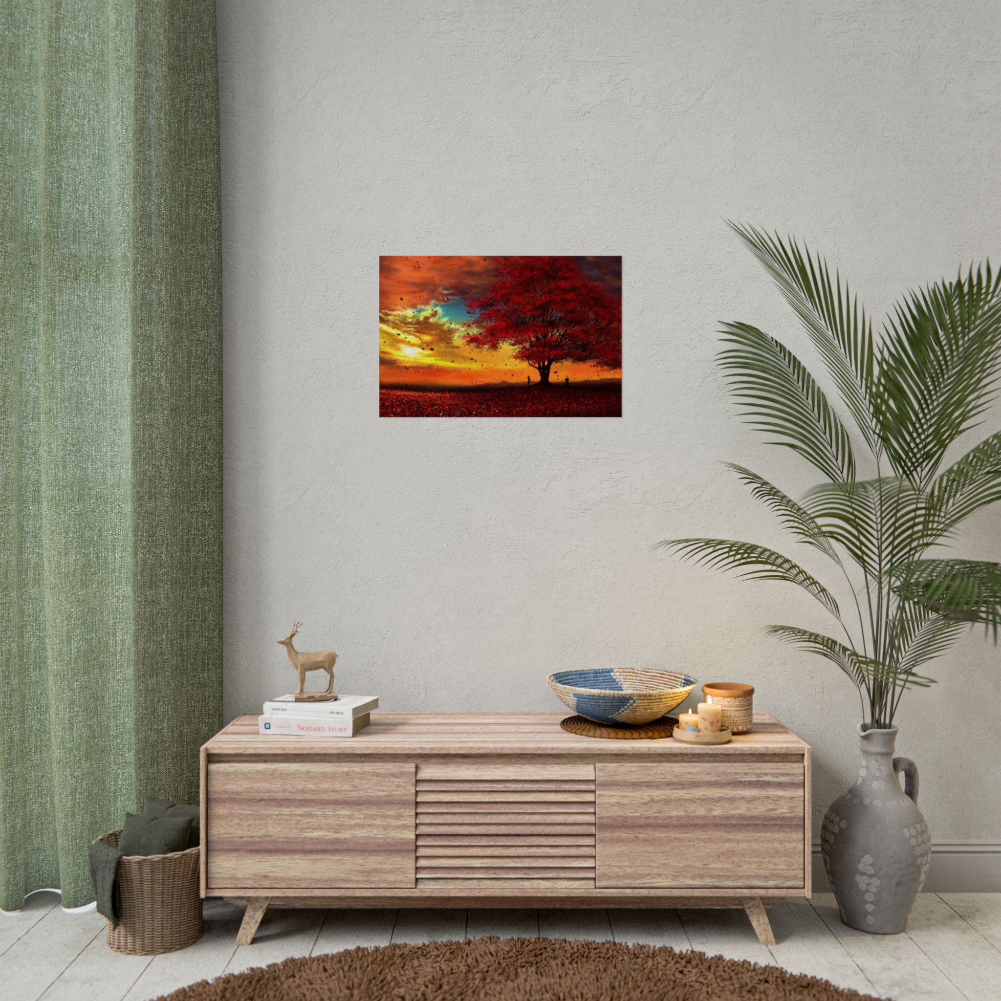 sunset-scenery-autumn-poster-print-wall-art-decor-home-decoration-nature-artwork-gift-idea-wall-hanging