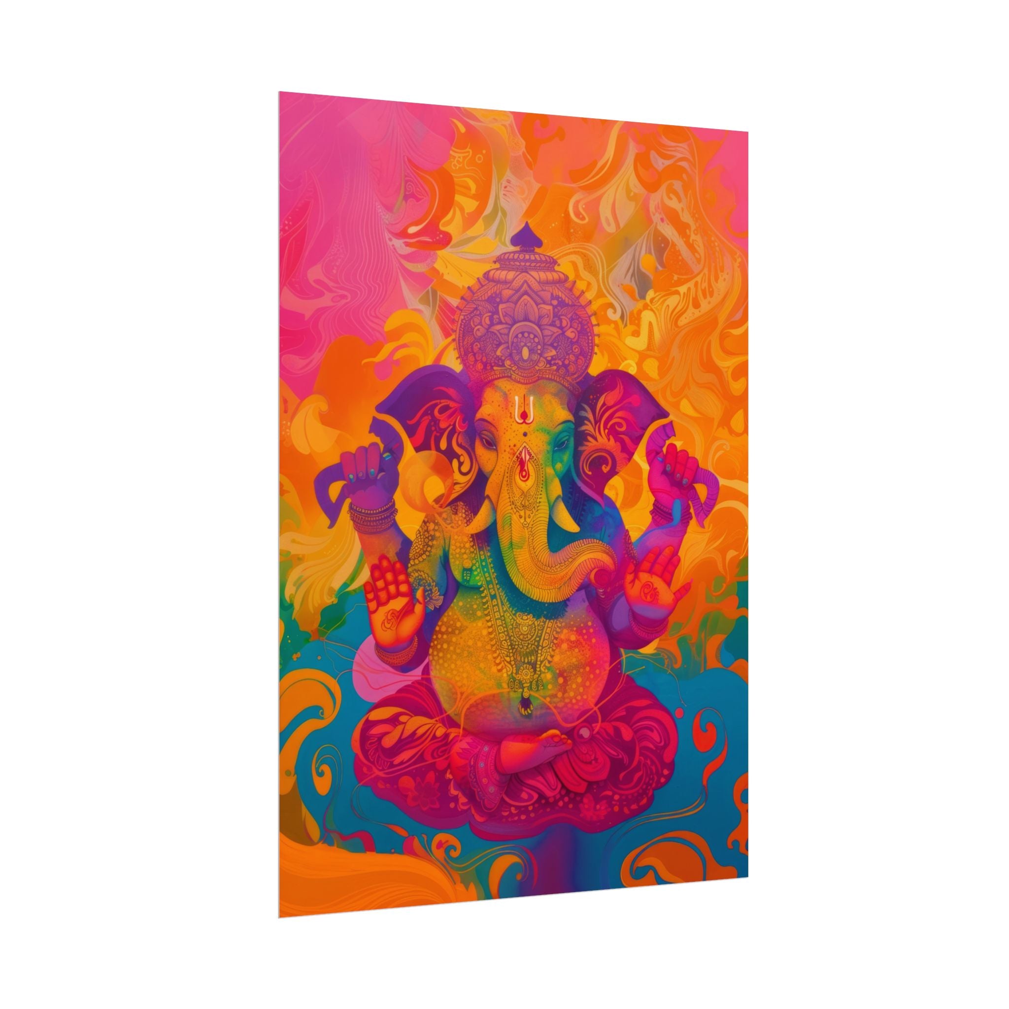 colorful-ganesha-poster-print-wall-art-decor-spiritual-home-decor-lord-ganesha-art-hindu-god-wall-decor-ethnic-wall-hanging