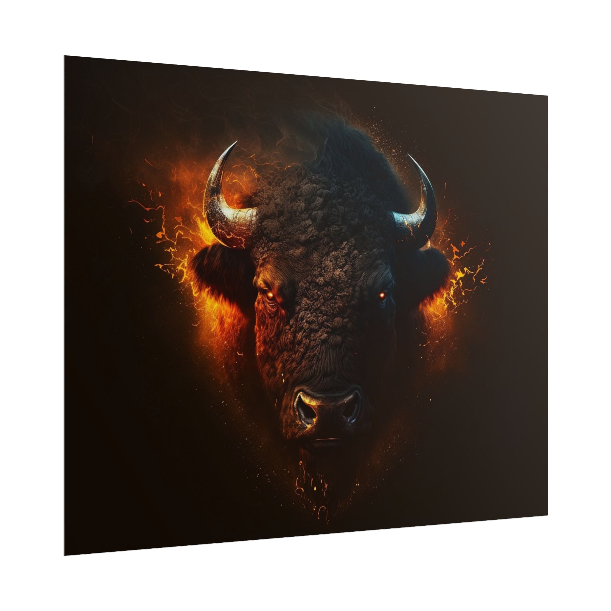bison-art-poster-wall-decor-buffalo-gift-wildlife-home-decoration-western-bison-wall-art-nature-lover-gift-farm-house-wall-de