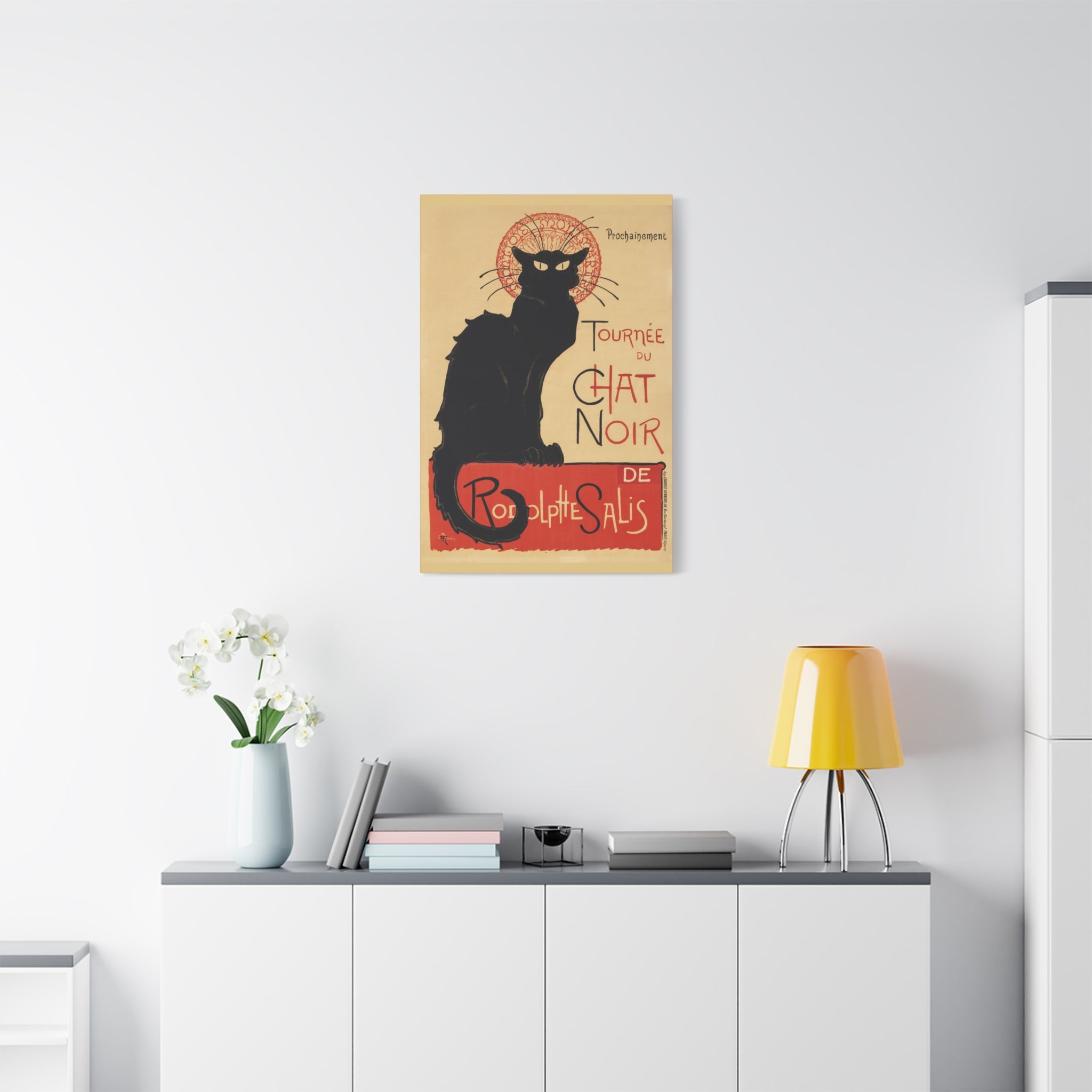 canvas-print-tournee-du-chat-noir-wall-art-matte-canvas-stretched-home-decor-living-room-theophile-steinlen-art-cat