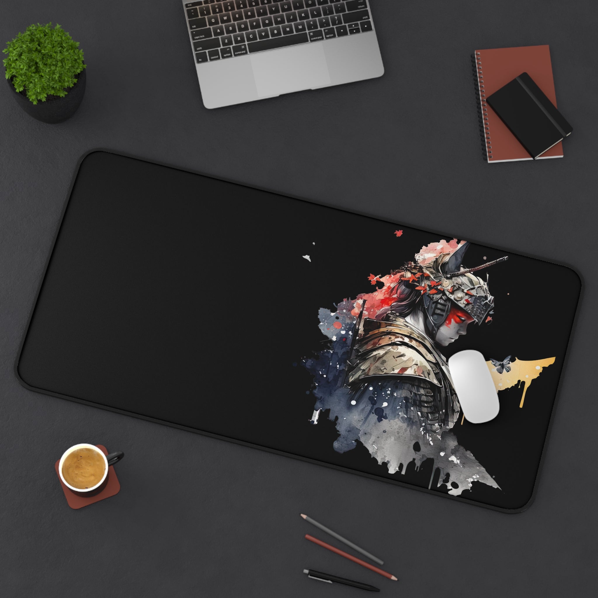 japanese-samurai-watercolor-mousepad-yellow-desk-mat-desk-pad-for-home-office-large-gaming-work-desk-large-keyboard-mat-gift-