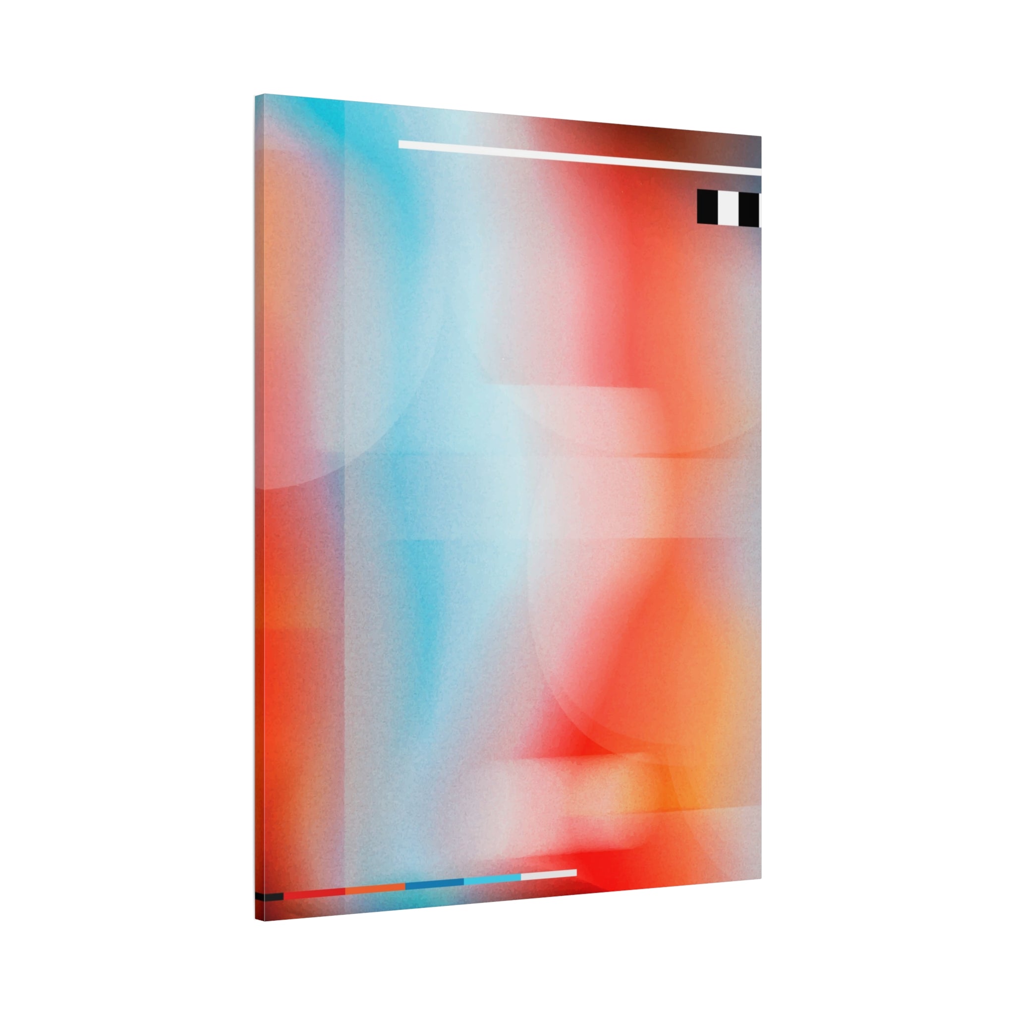 canvas-print-abstract-orange-retro-colorful-home-decor-wall-art-stretched-matte-canvas-living-room-decor-unique-gift-idea