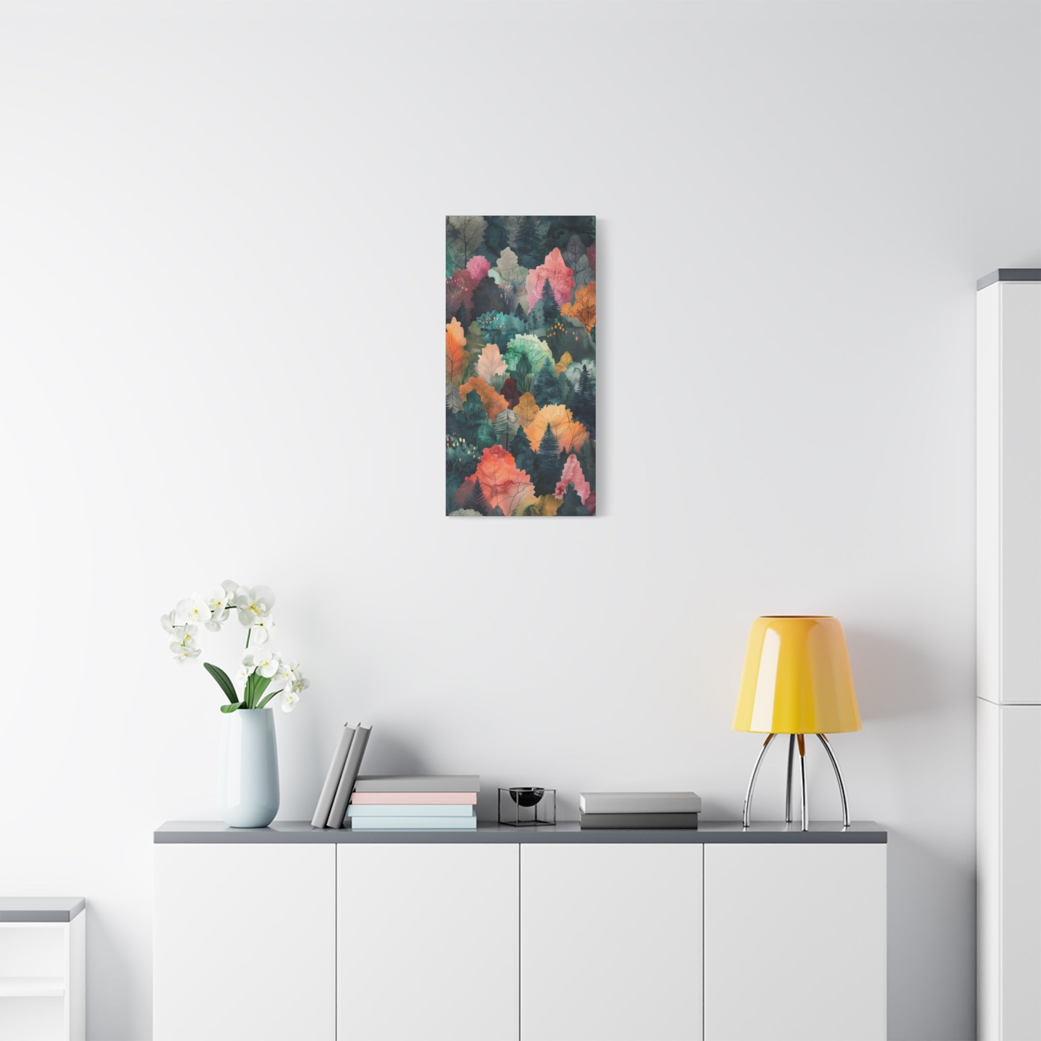 canvas-wall-art-autumn-watercolor-decor-fall-decor-pastel-colors-nature-decor-fall-canvas-wall-art-matte-canvas