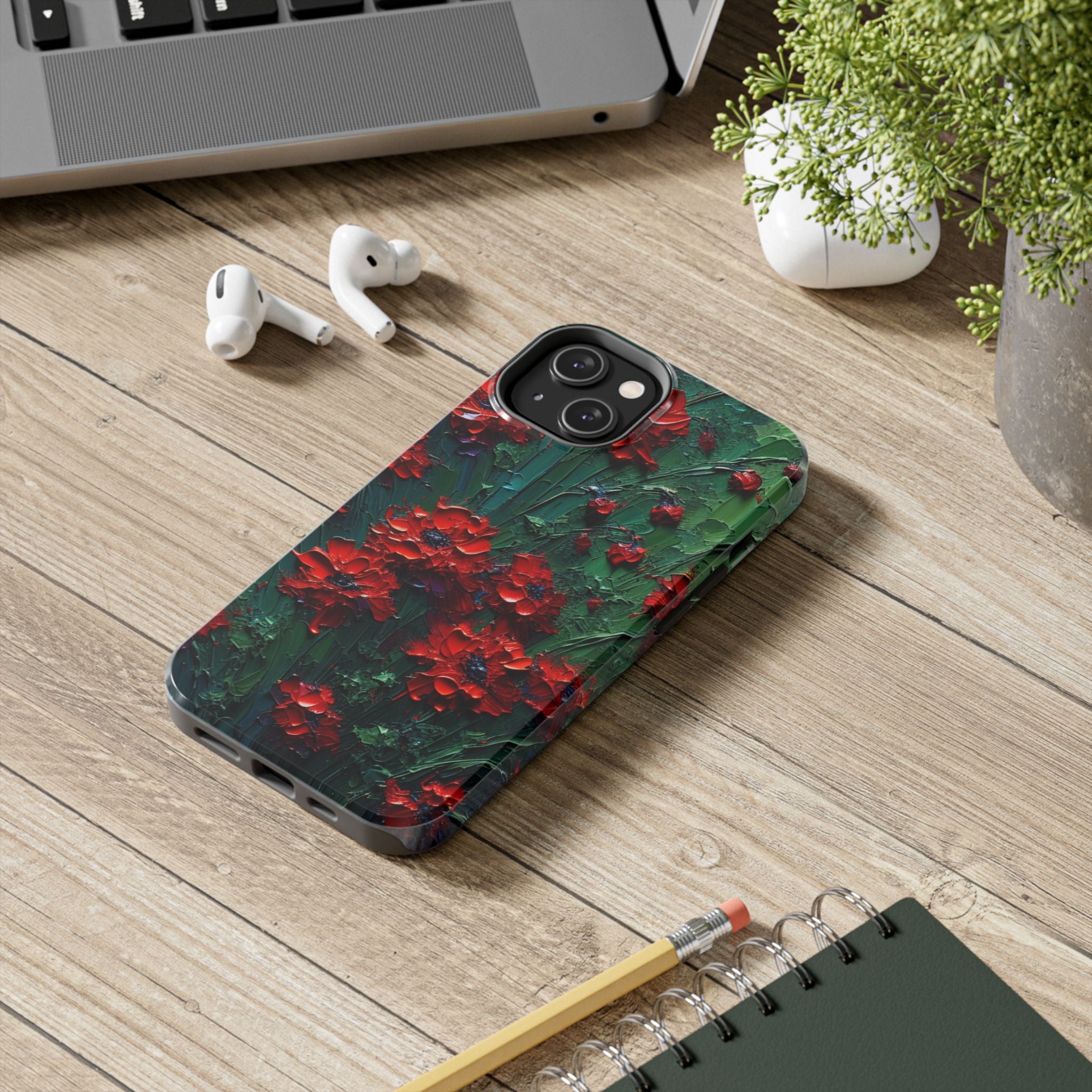 iphone-tough-case-red-wildflowers-oil-painting-floral-iphone-case-protective-iphone-cover-nature-lover-gift-botanical-accesso
