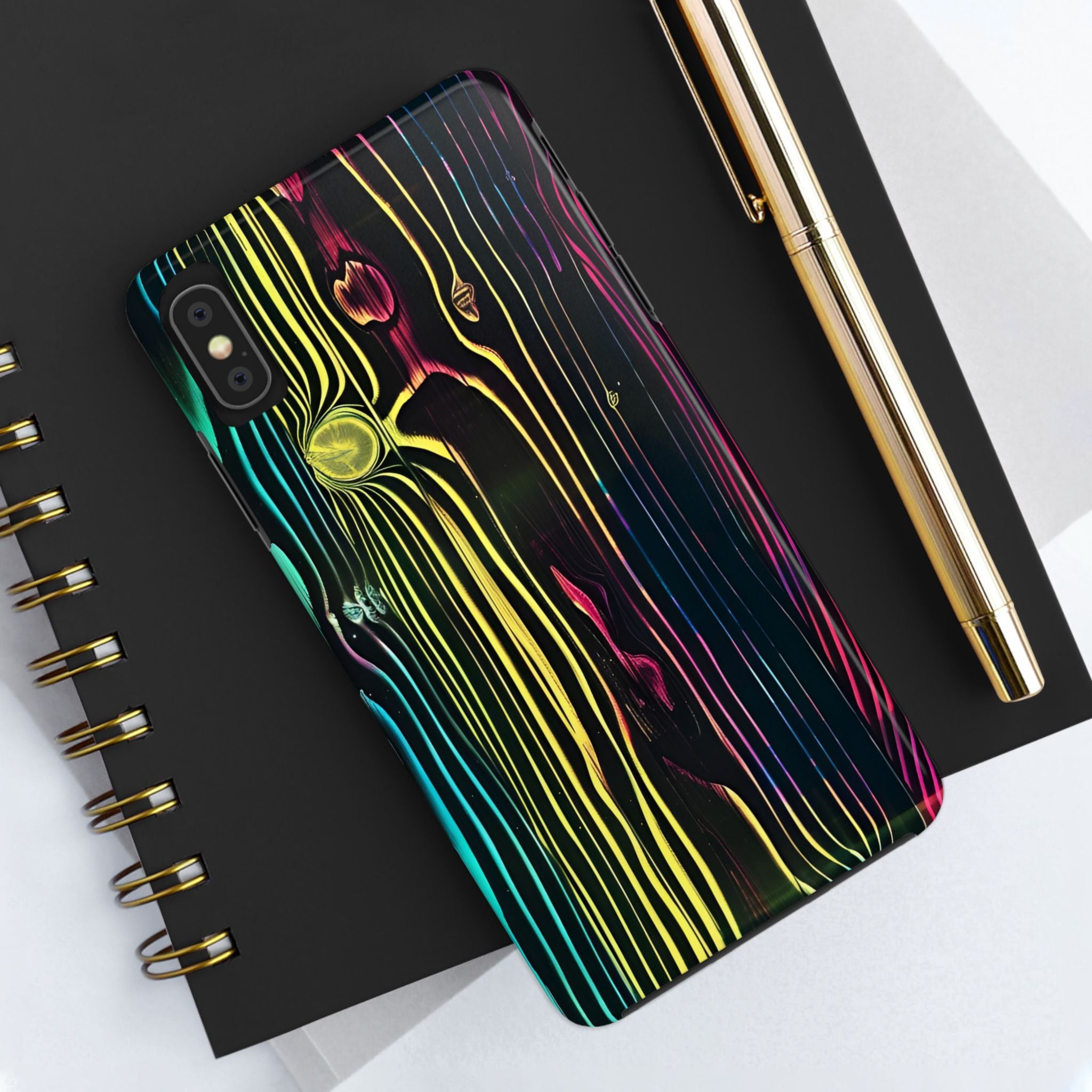 disco-neon-tough-iphone-cases-wood-grain-texture-iphone-case-cover-protective-iphone-shell-unique-iphone-accessories-iphone-1