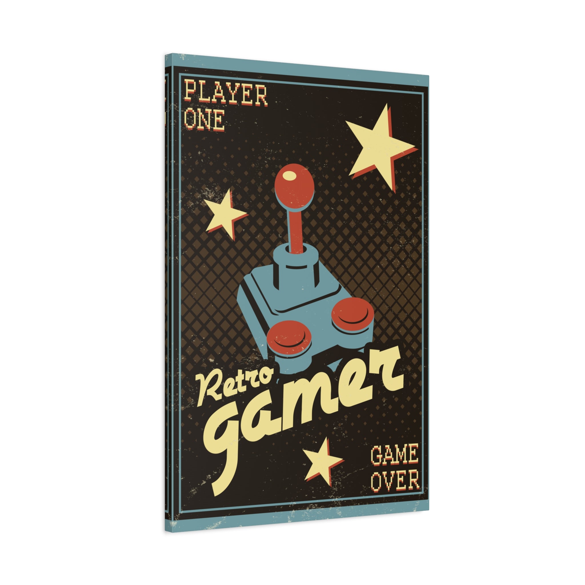 canvas-wall-art-retro-gamer-home-decor-game-over-matte-canvas-print-gaming-wall-decor-video-game-art-gamer-gift-vintage-art