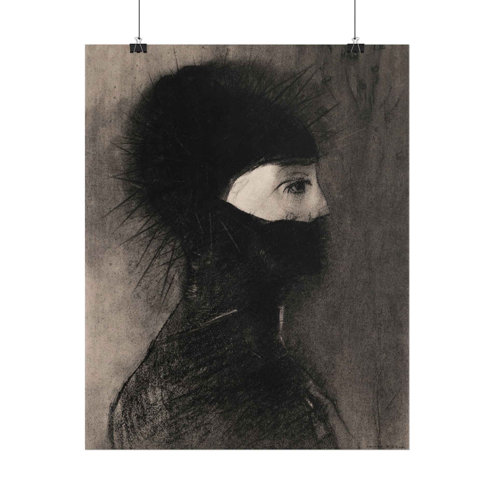 armor-by-odilon-redon-poster-print-vintage-woman-illustration-post-impressionism-art-wall-decor